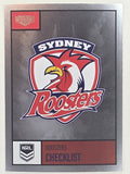 NRL 2022 Elite Silver Parallel #118 Roosters Checklist Sydney Roosters