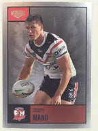 NRL 2022 Elite Silver Parallel #120 Joseph Manu Sydney Roosters