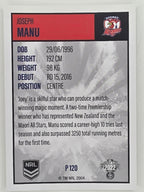 NRL 2022 Elite Silver Parallel #120 Joseph Manu Sydney Roosters