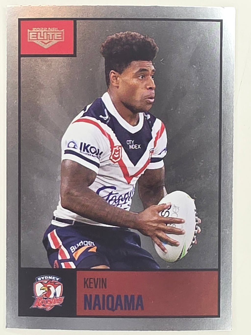 NRL 2022 Elite Silver Parallel #121 Kevin Naiqama Sydney Roosters