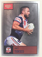 NRL 2022 Elite Silver Parallel #123 James Tedesco Sydney Roosters