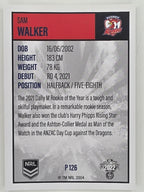 NRL 2022 Elite Silver Parallel #126 Sam Walker Sydney Roosters