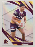 NRL 2024 Traders Pearl Parallel #004 Selwyn Cobbo Brisbane Broncos