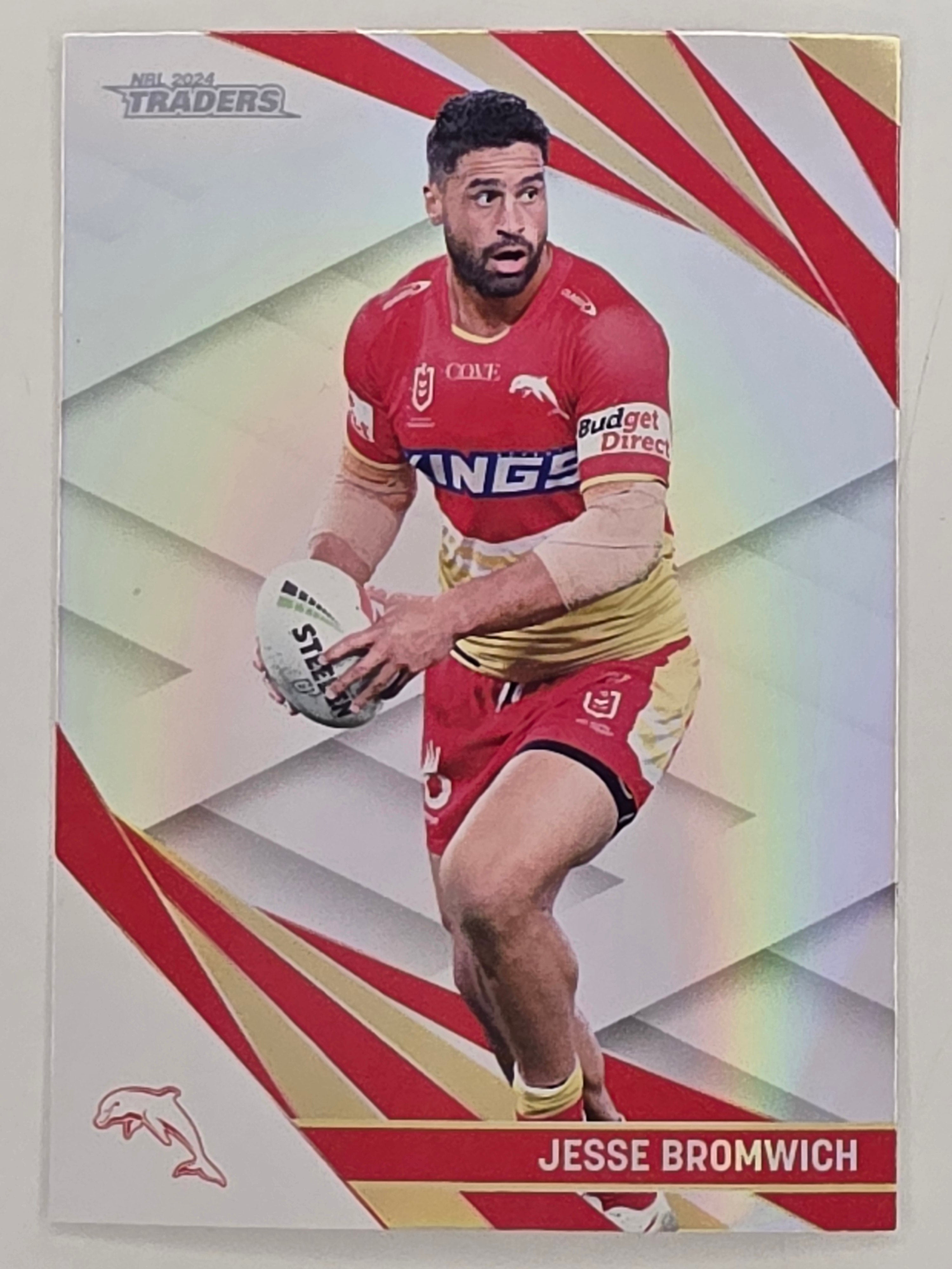 NRL 2024 Traders Pearl Parallel #038 Jesse Bromwich Redcliffe Dolphins
