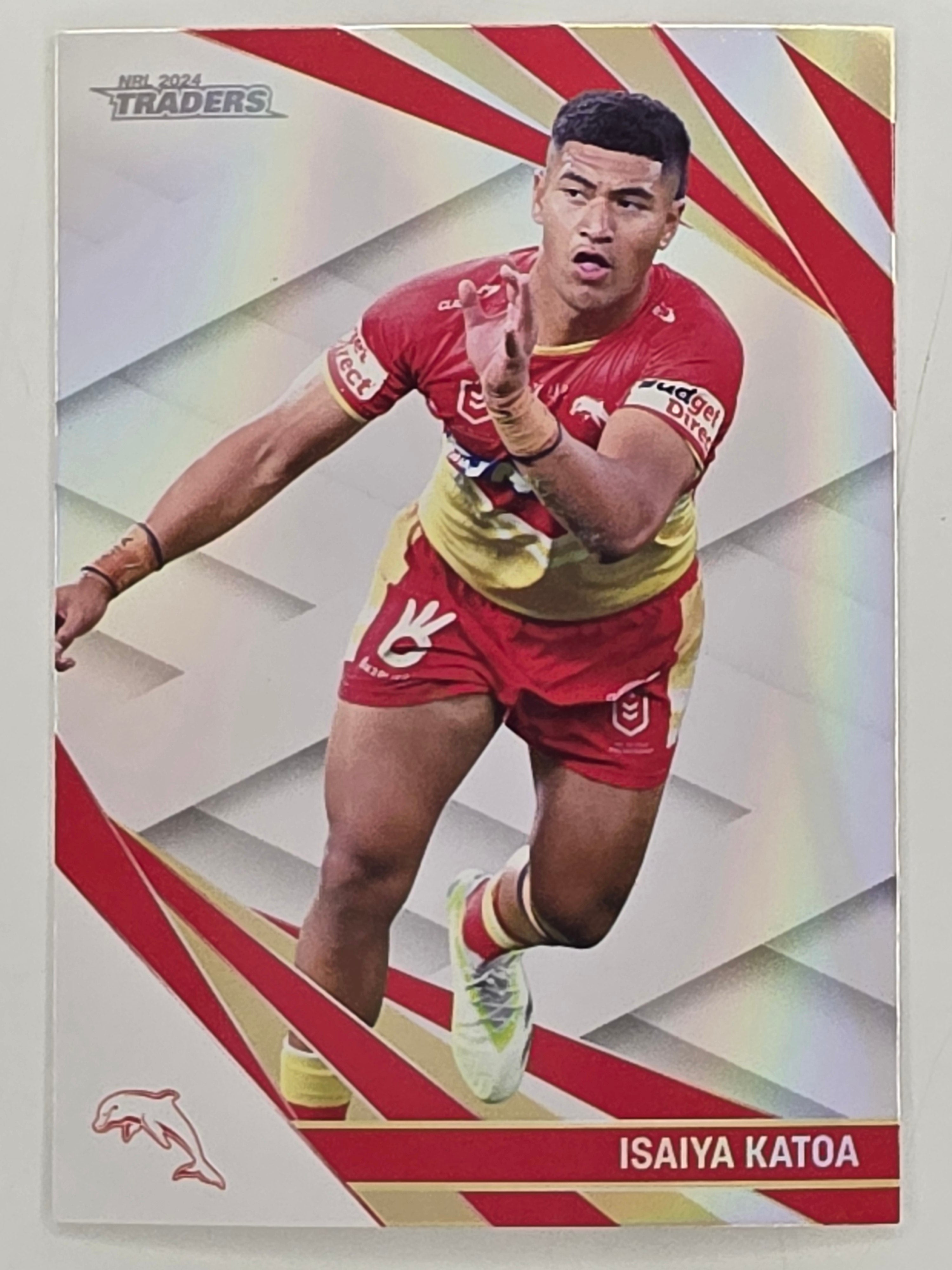 NRL 2024 Traders Pearl Parallel #041 Isaiya Katoa Redcliffe Dolphins