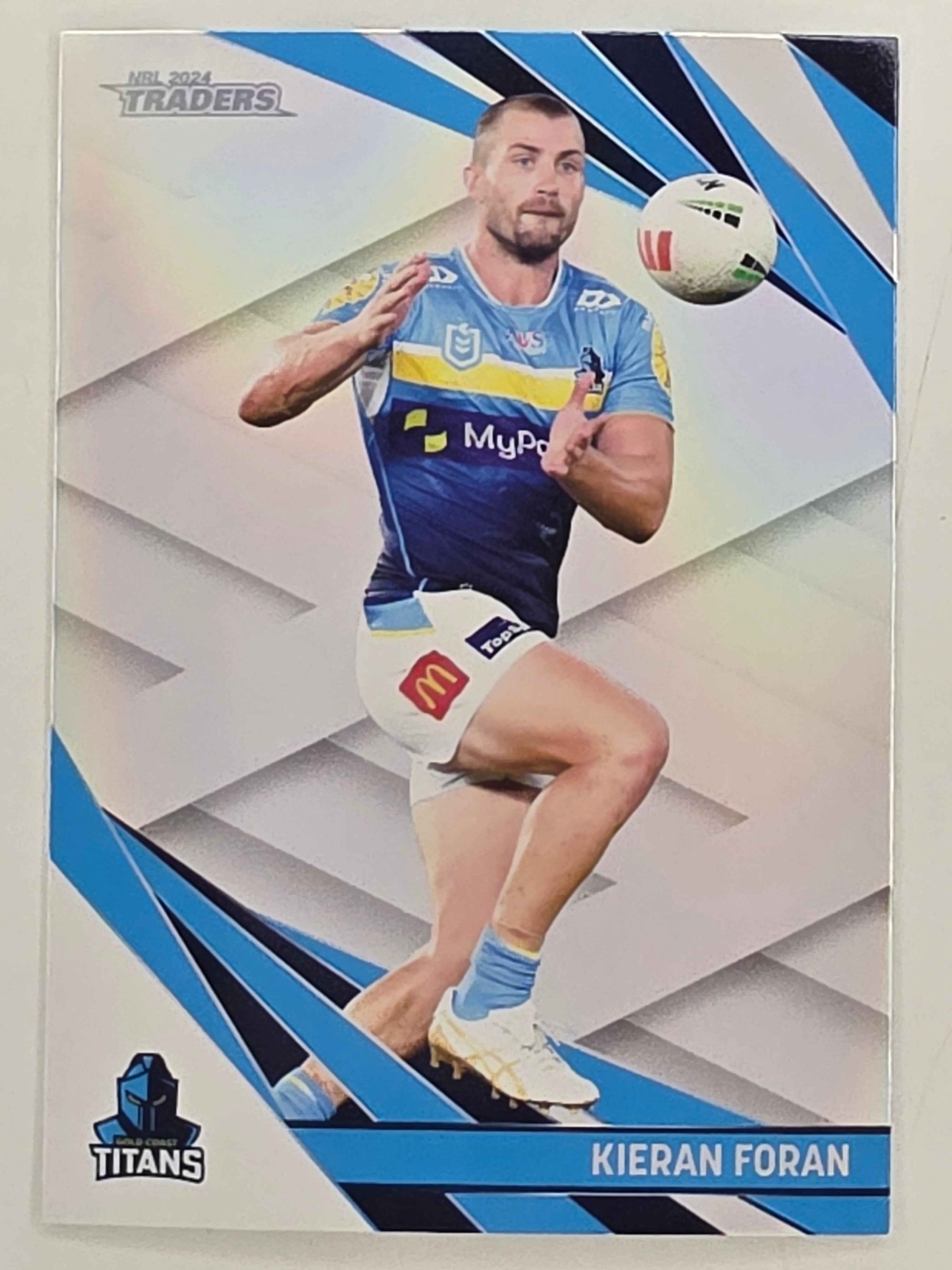 NRL 2024 Traders Pearl Parallel #051 Kieran Foran Gold Coast Titans