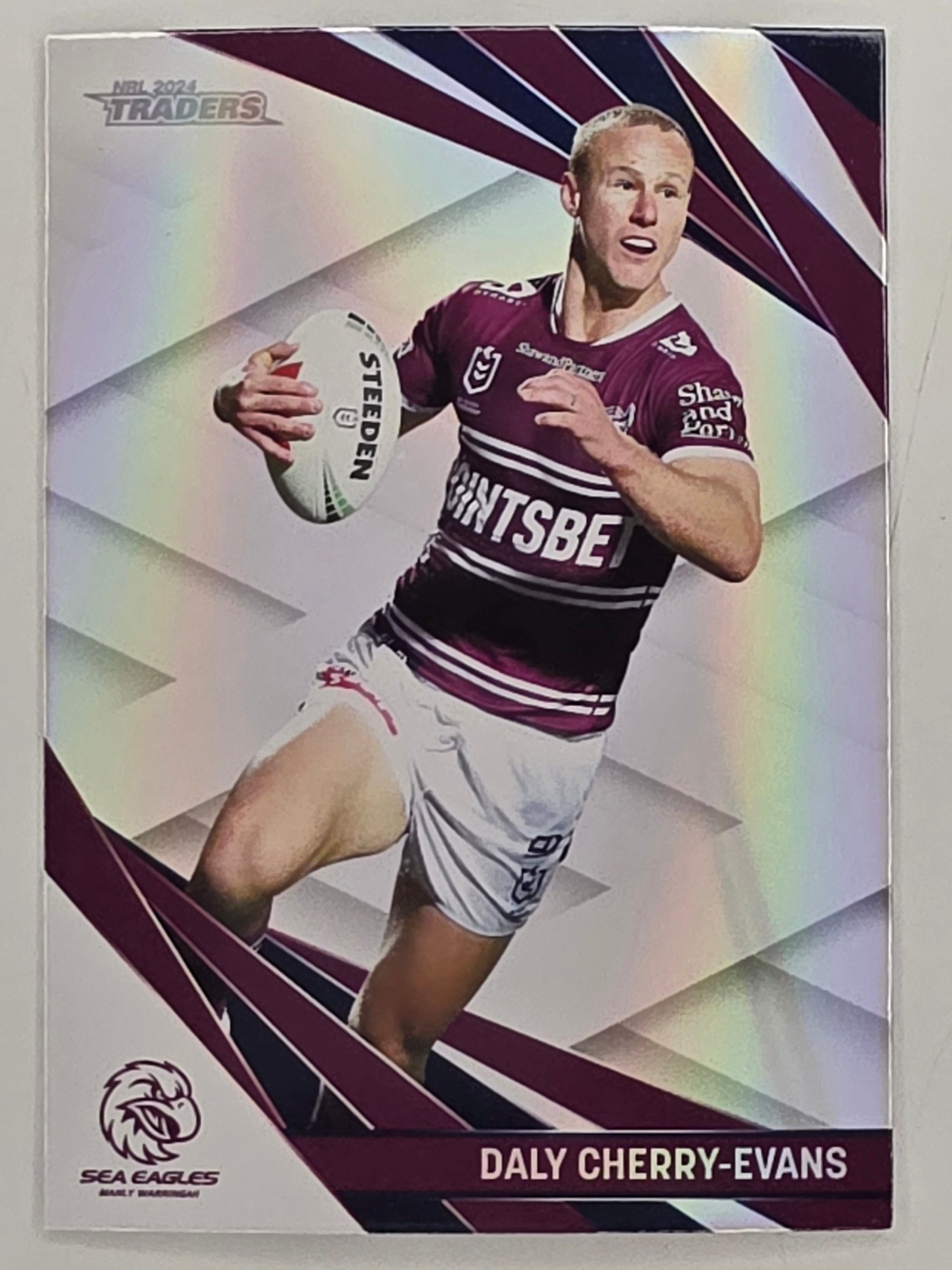NRL 2024 Traders Pearl Parallel #056 Daly Cherry-Evans Manly Warringah Sea Eagles