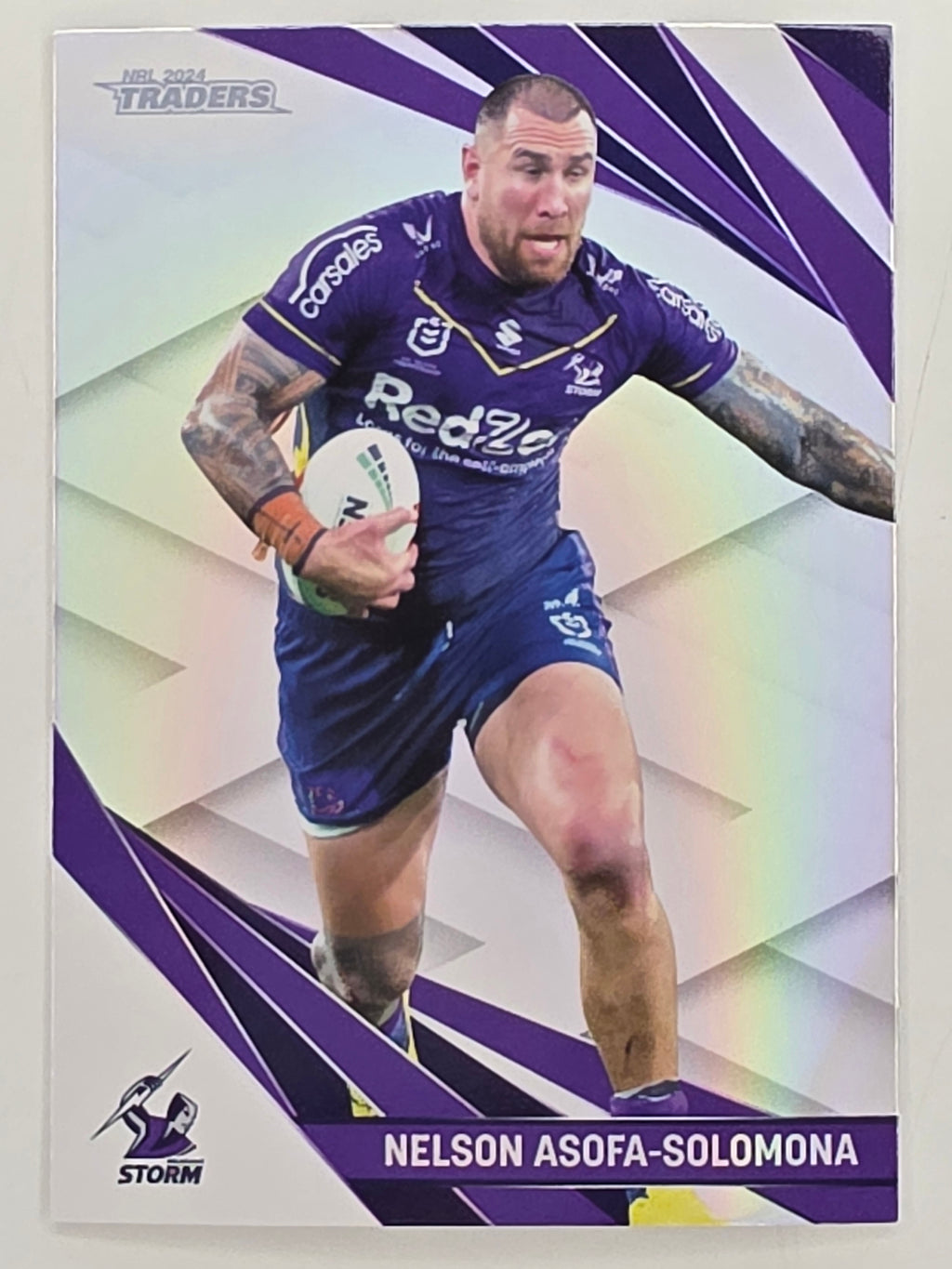 NRL 2024 Traders Pearl Parallel #065 Nelson Asofa-Solomona Melbourne Storm