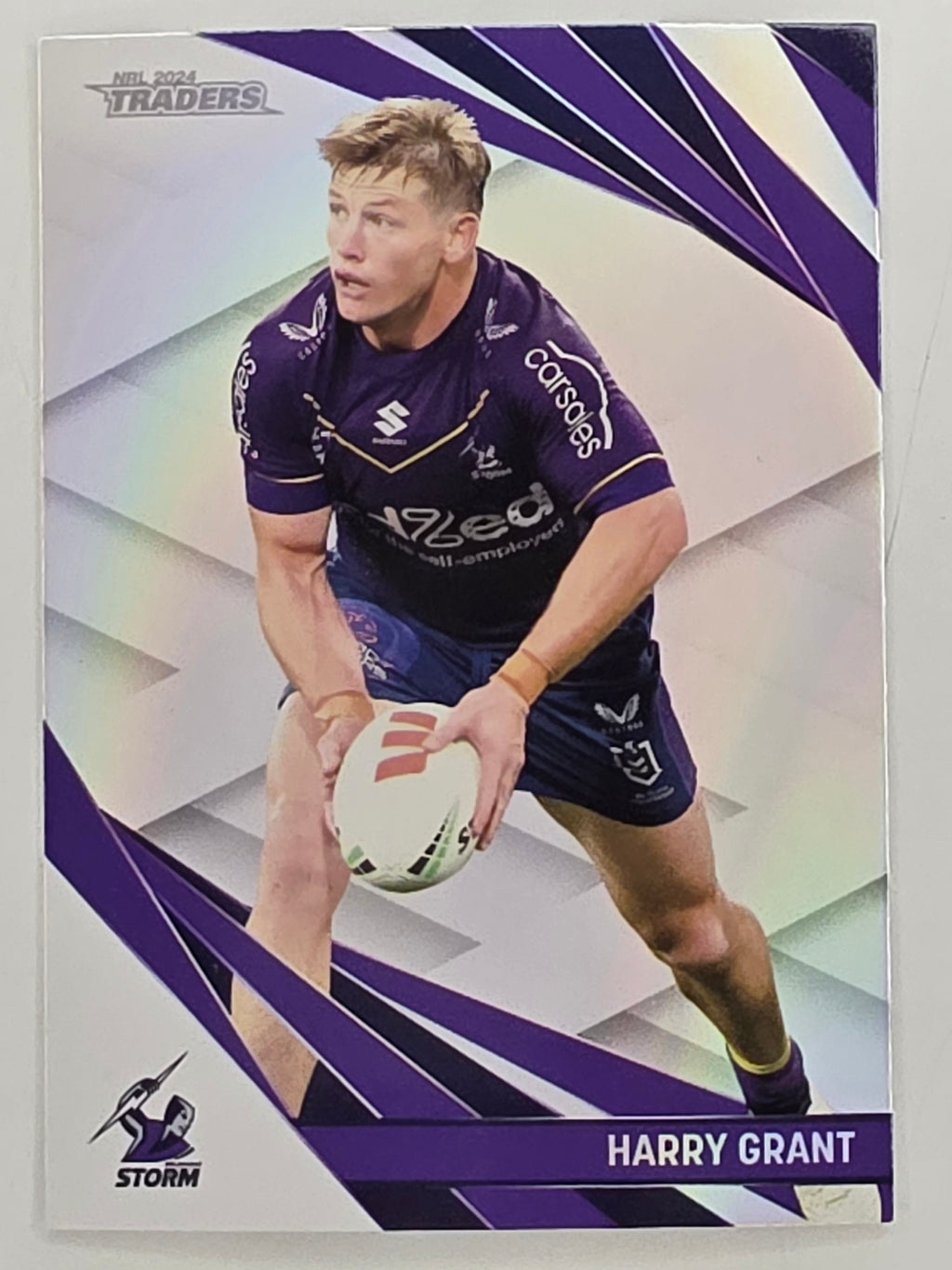 NRL 2024 Traders Pearl Parallel #067 Harry Grant Melbourne Storm