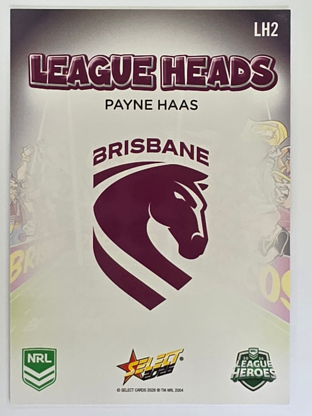 NRL 2026 League Heroes | League Heads | #LH2 | Payne Haas | Brisbane Broncos