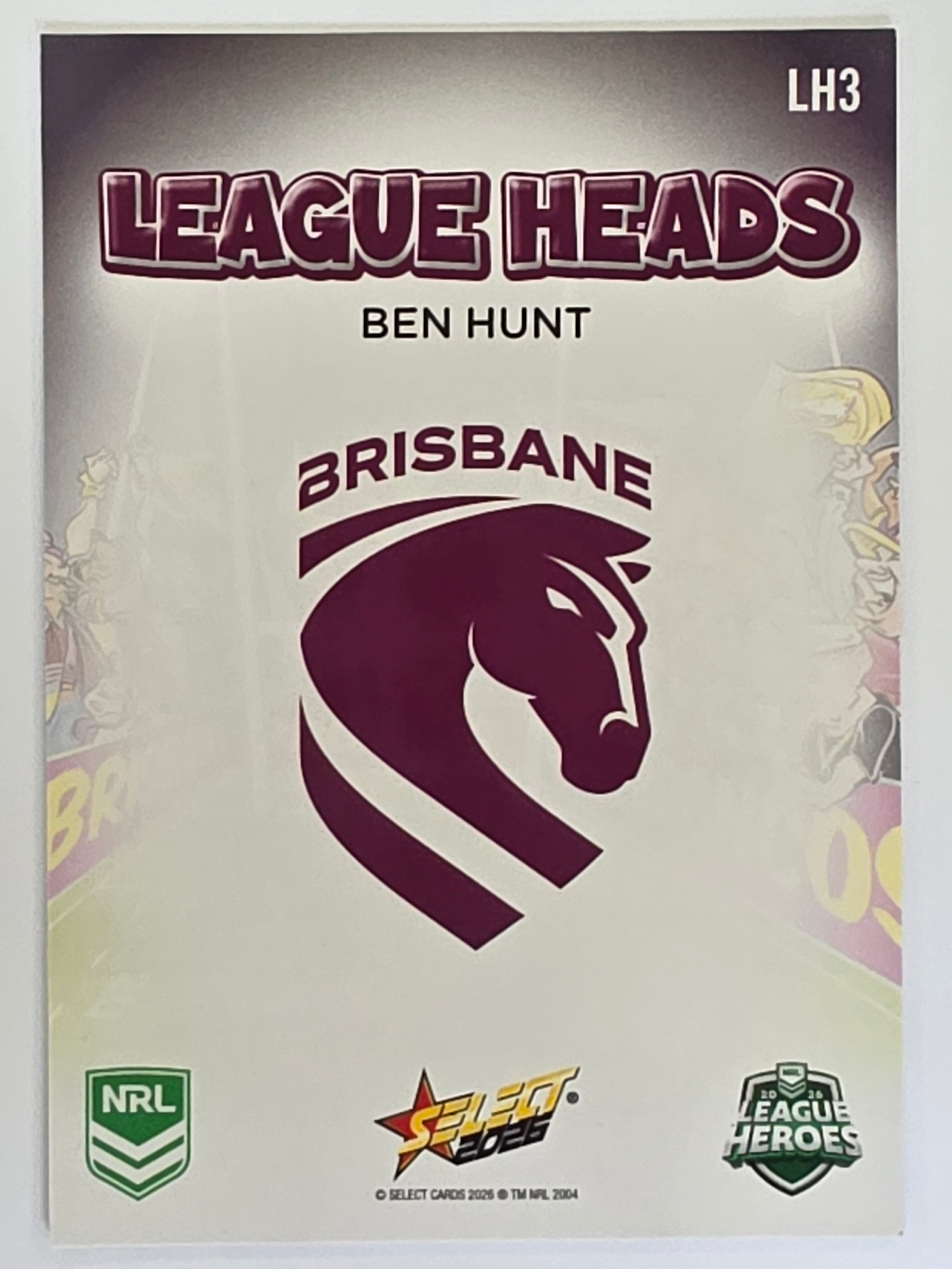 NRL 2026 League Heroes | League Heads | #LH3 | Ben Hunt | Brisbane Broncos