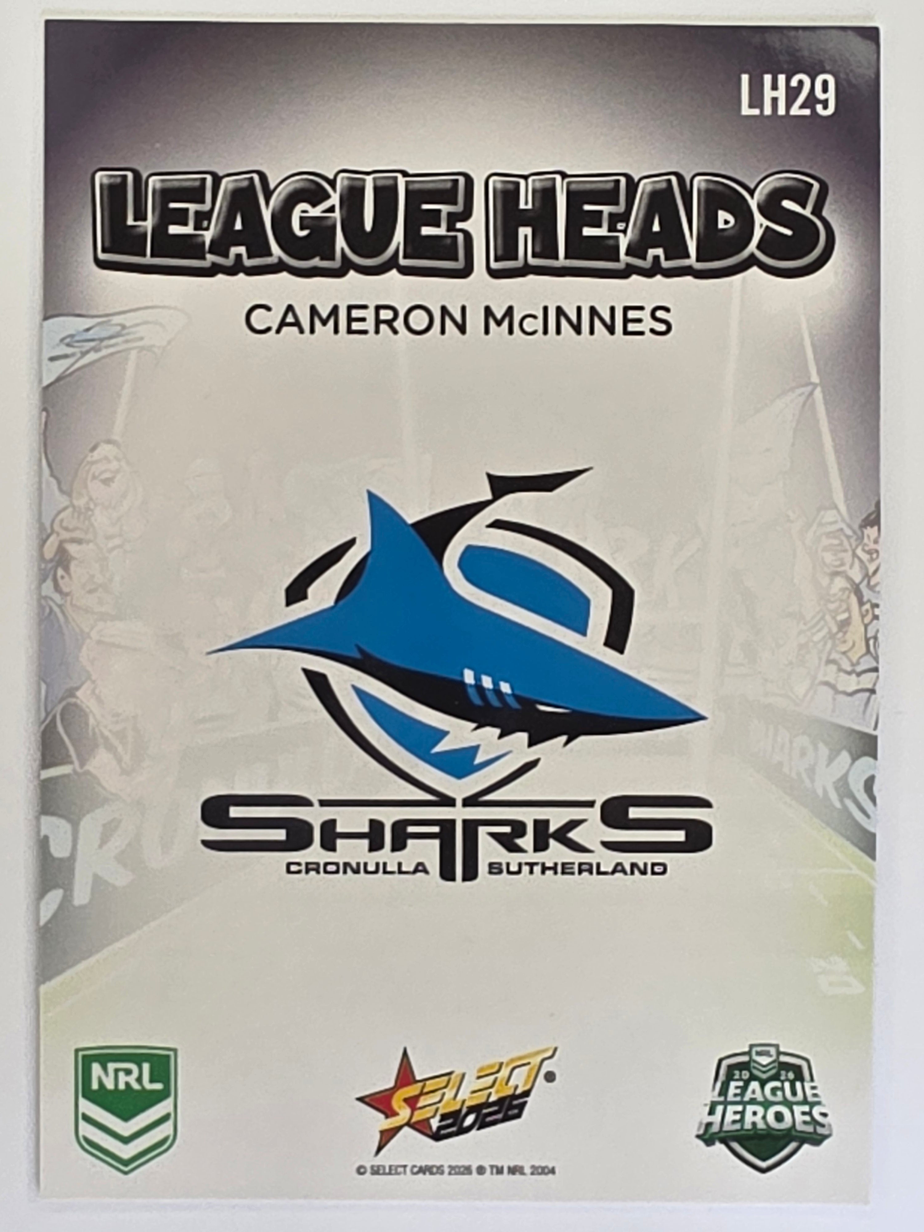 NRL 2026 League Heroes | League Heads | #LH29 | Cameron McInnes | Cronulla Sharks
