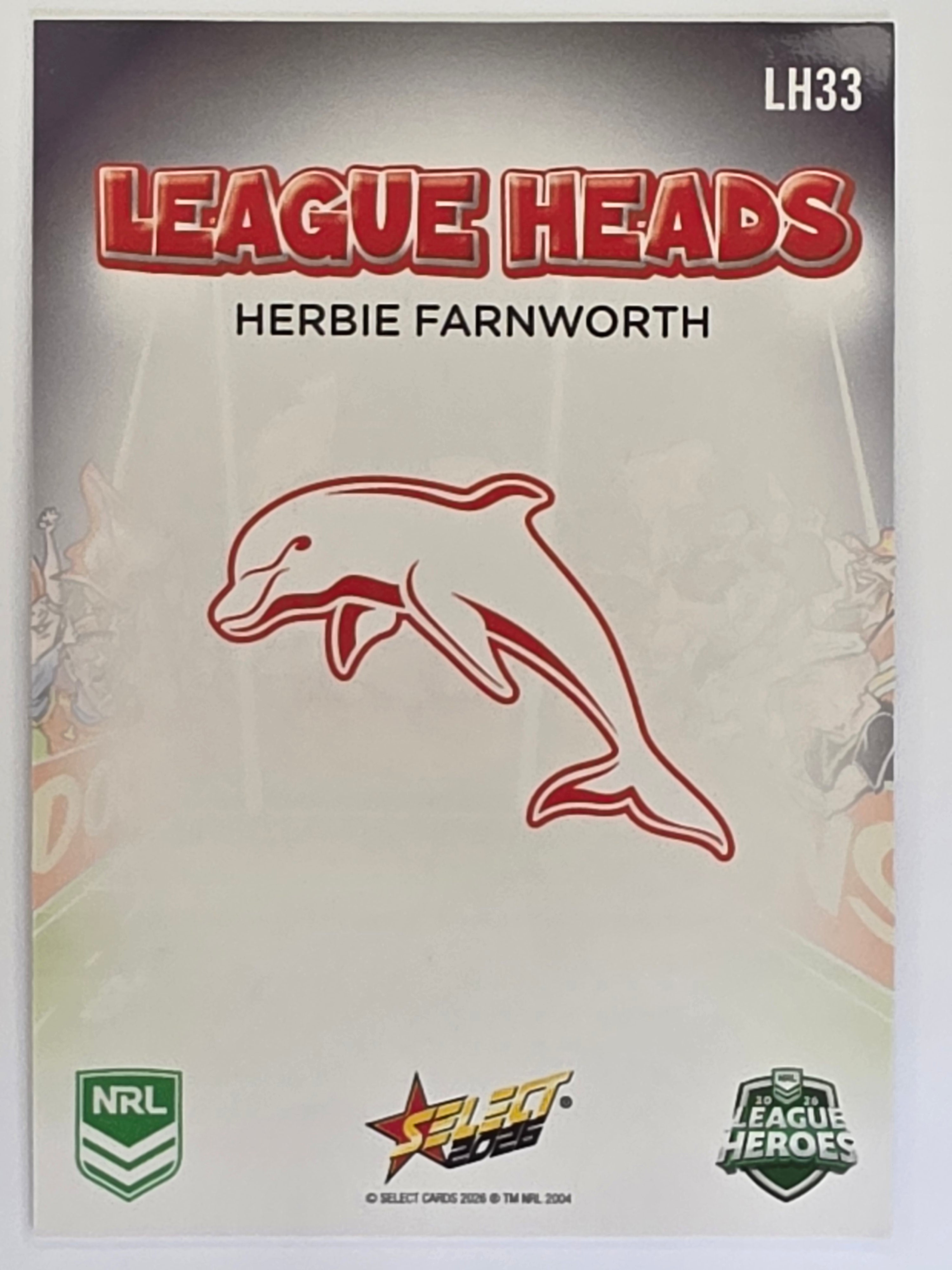 NRL 2026 League Heroes | League Heads | #LH33 | Herbie Farnworth | Dolphins