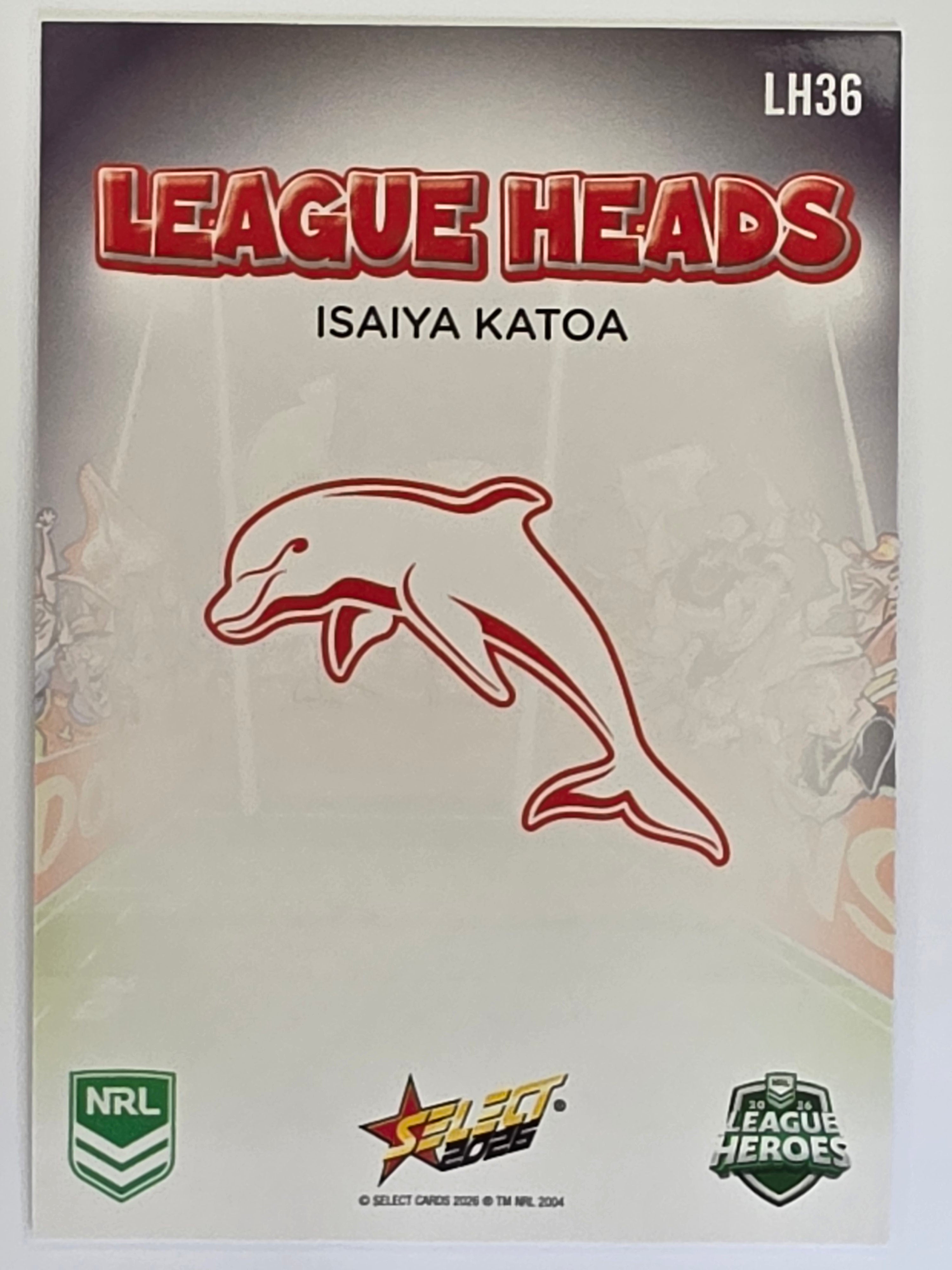 NRL 2026 League Heroes | League Heads | #LH36 | Isaiya Katoa | Dolphins