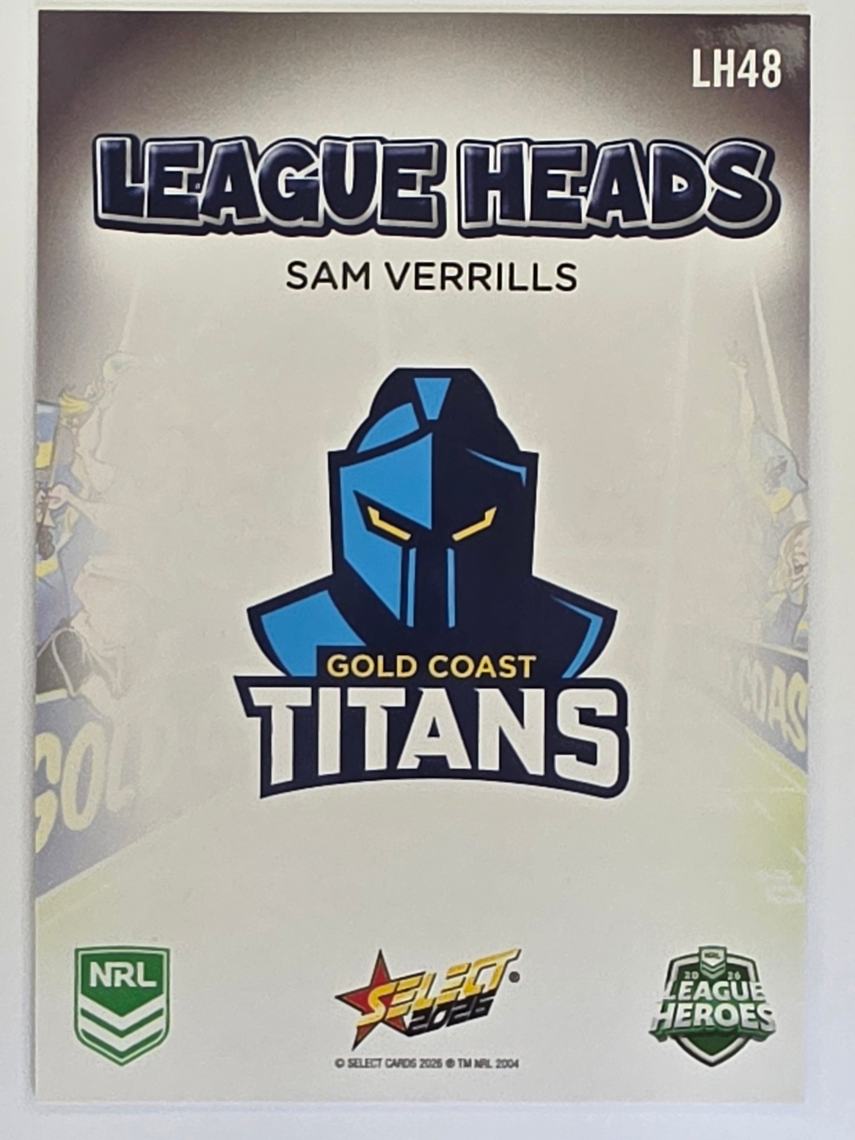 NRL 2026 League Heroes | League Heads | #LH48 | Sam Verrills | Gold Coast Titans