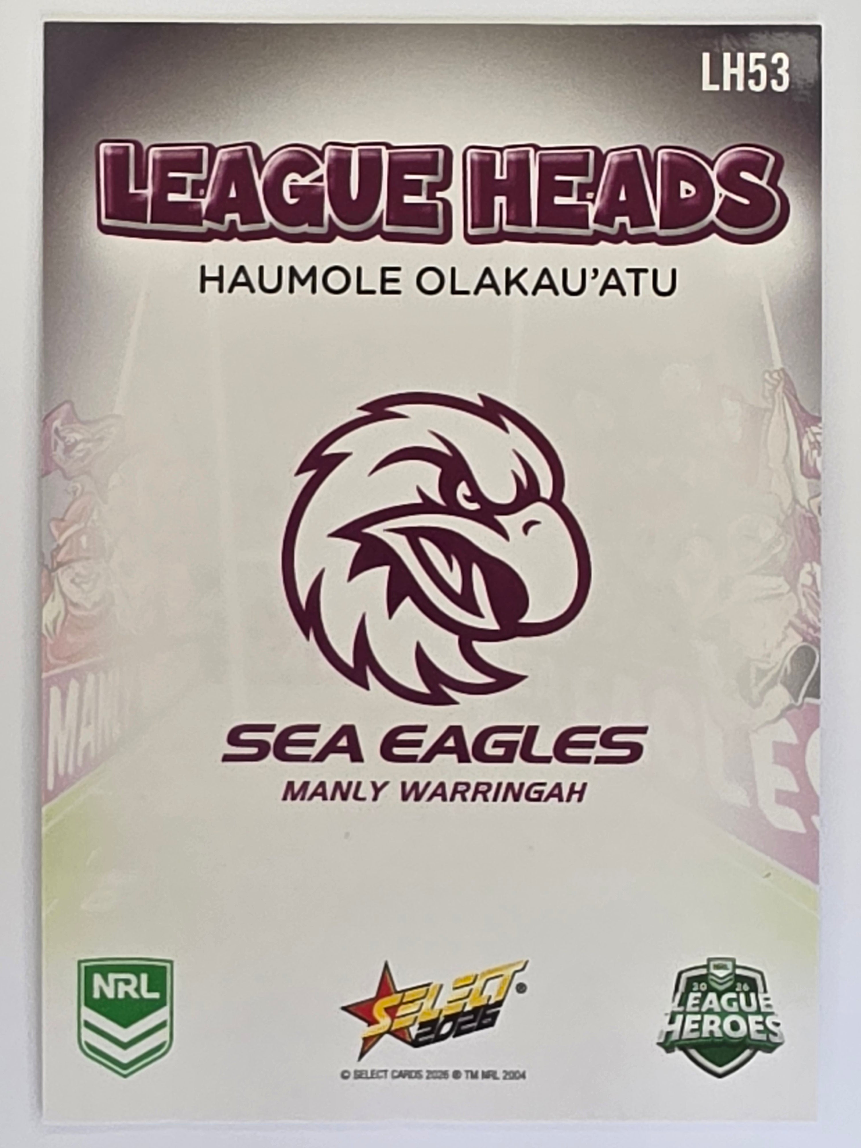 NRL 2026 League Heroes | League Heads | #LH53 | Haumole Olakau'atu | Manly Sea Eagles