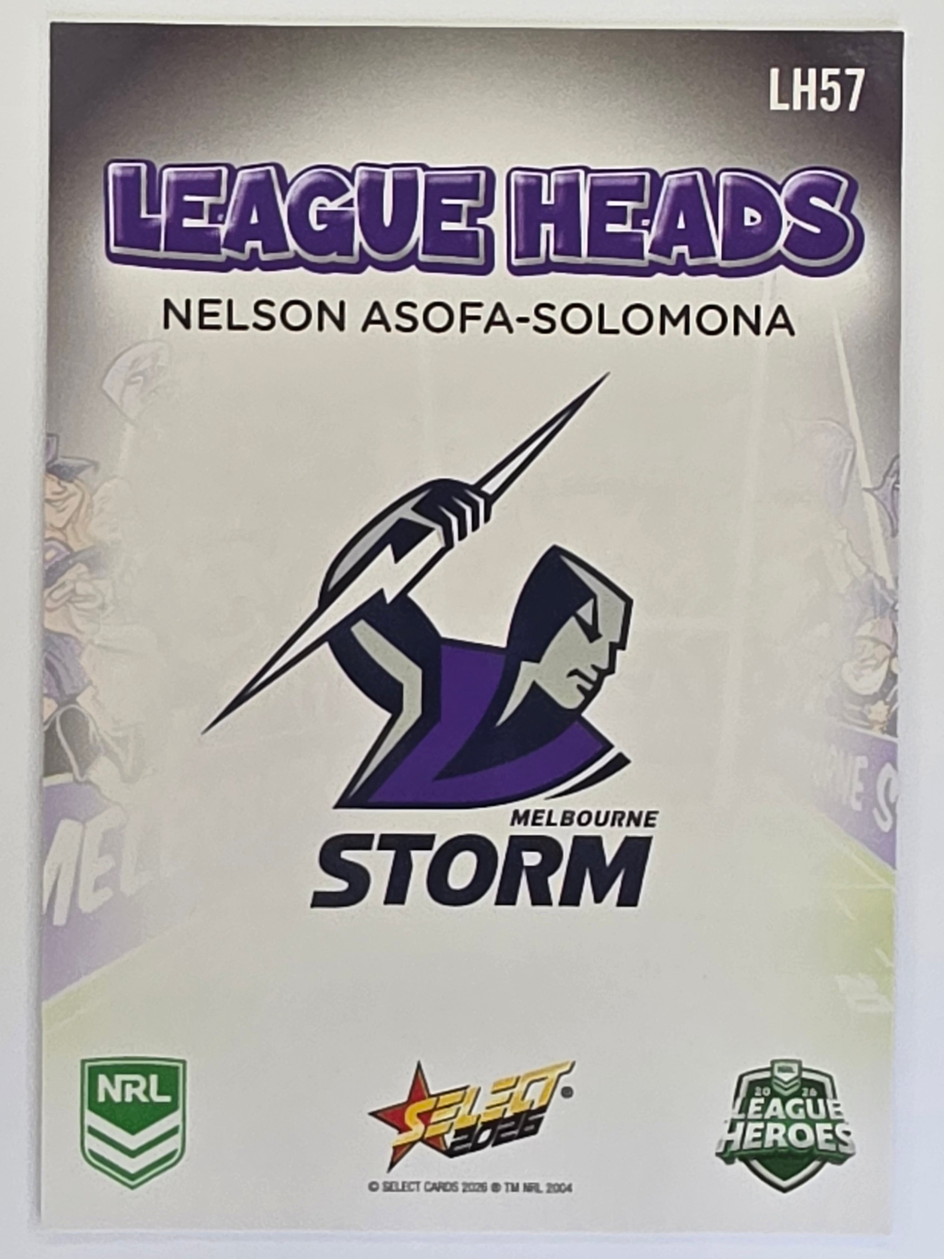 NRL 2026 League Heroes | League Heads | #LH57 | Nelson Asofa-Solomona | Melbourne Storm