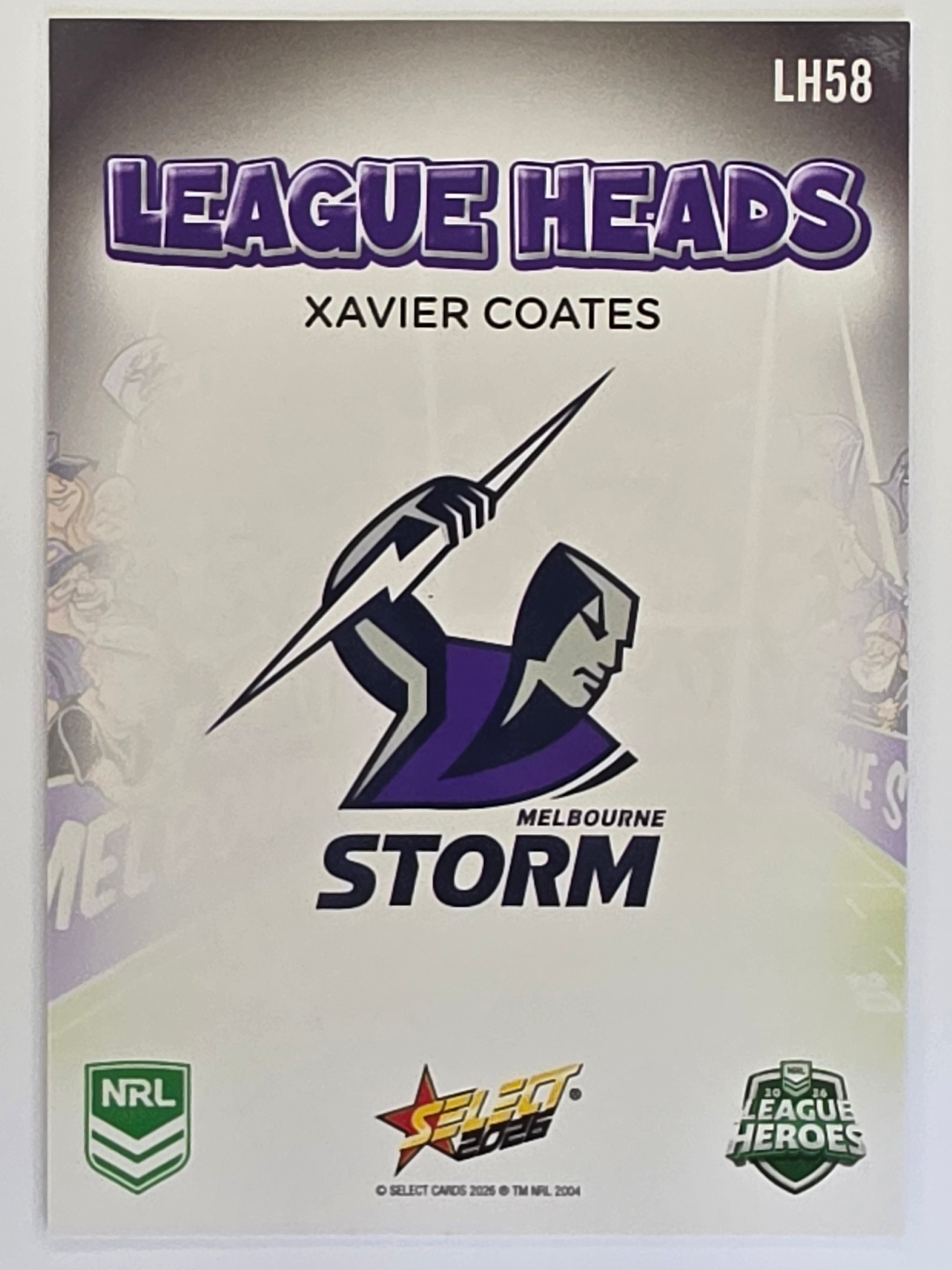 NRL 2026 League Heroes | League Heads | #LH58 | Xavier Coates | Melbourne Storm