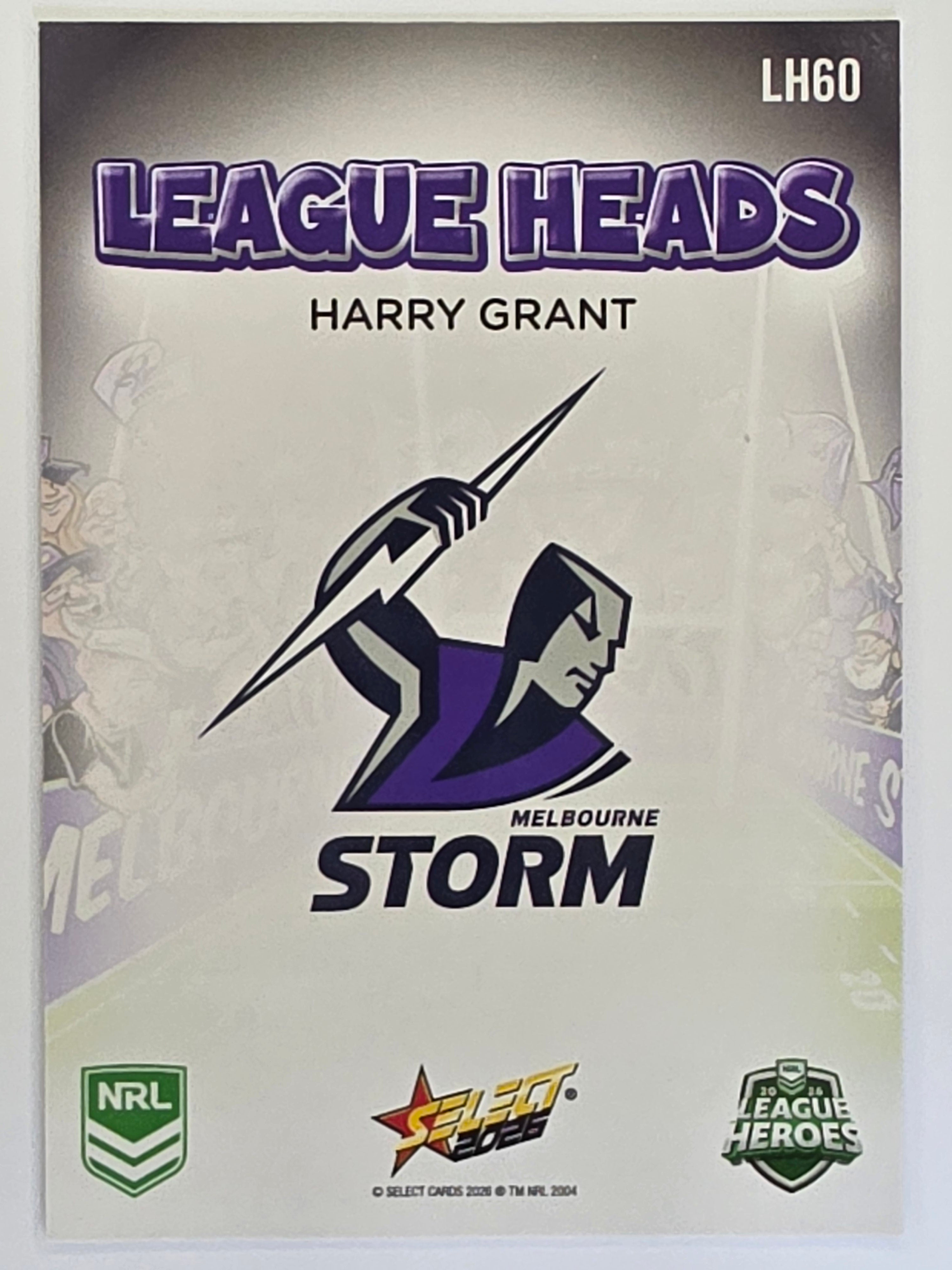 NRL 2026 League Heroes | League Heads | #LH60 | Harry Grant | Melbourne Storm