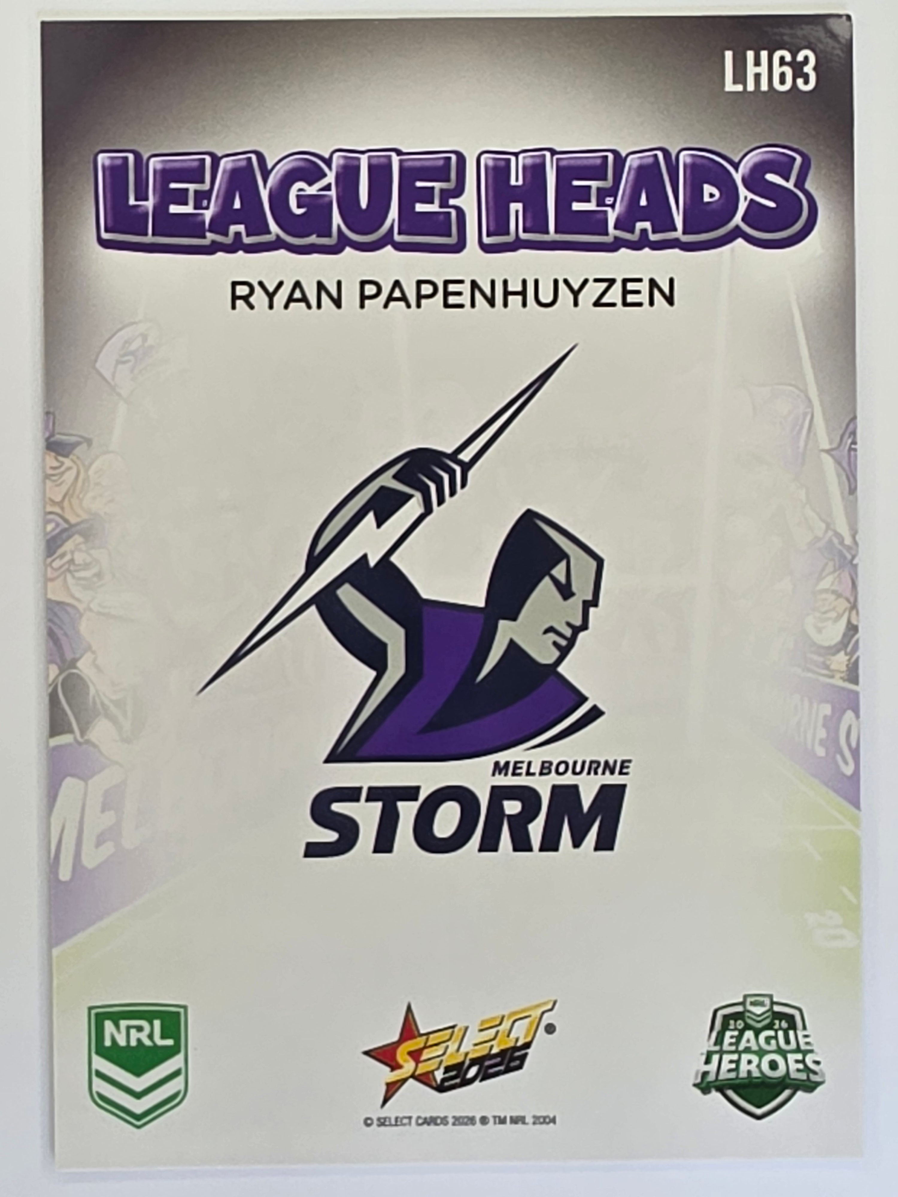 NRL 2026 League Heroes | League Heads | #LH63 | Ryan Papenhuyzen | Melbourne Storm