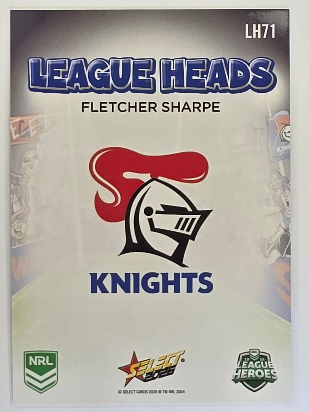 NRL 2026 League Heroes | League Heads | #LH71 | Fletcher Sharpe | Newcastle Knights