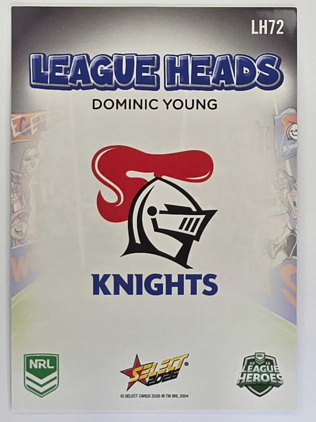 NRL 2026 League Heroes | League Heads | #LH72 | Dominic Young | Newcastle Knights