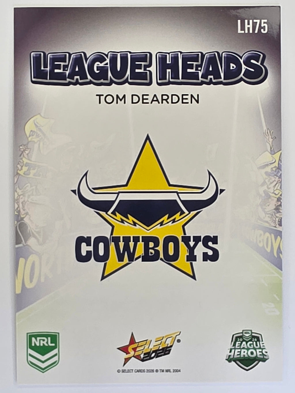 NRL 2026 League Heroes | League Heads | #LH75 | Tom Dearden | North Queensland Cowboys