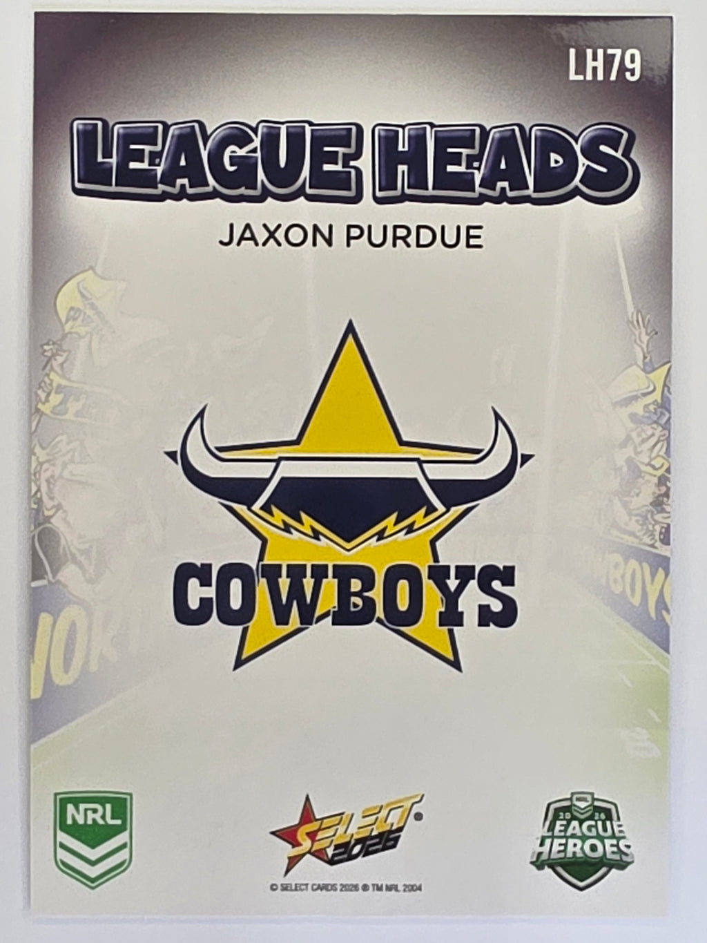 NRL 2026 League Heroes | League Heads | #LH79 | Jaxon Purdue | North Queensland Cowboys