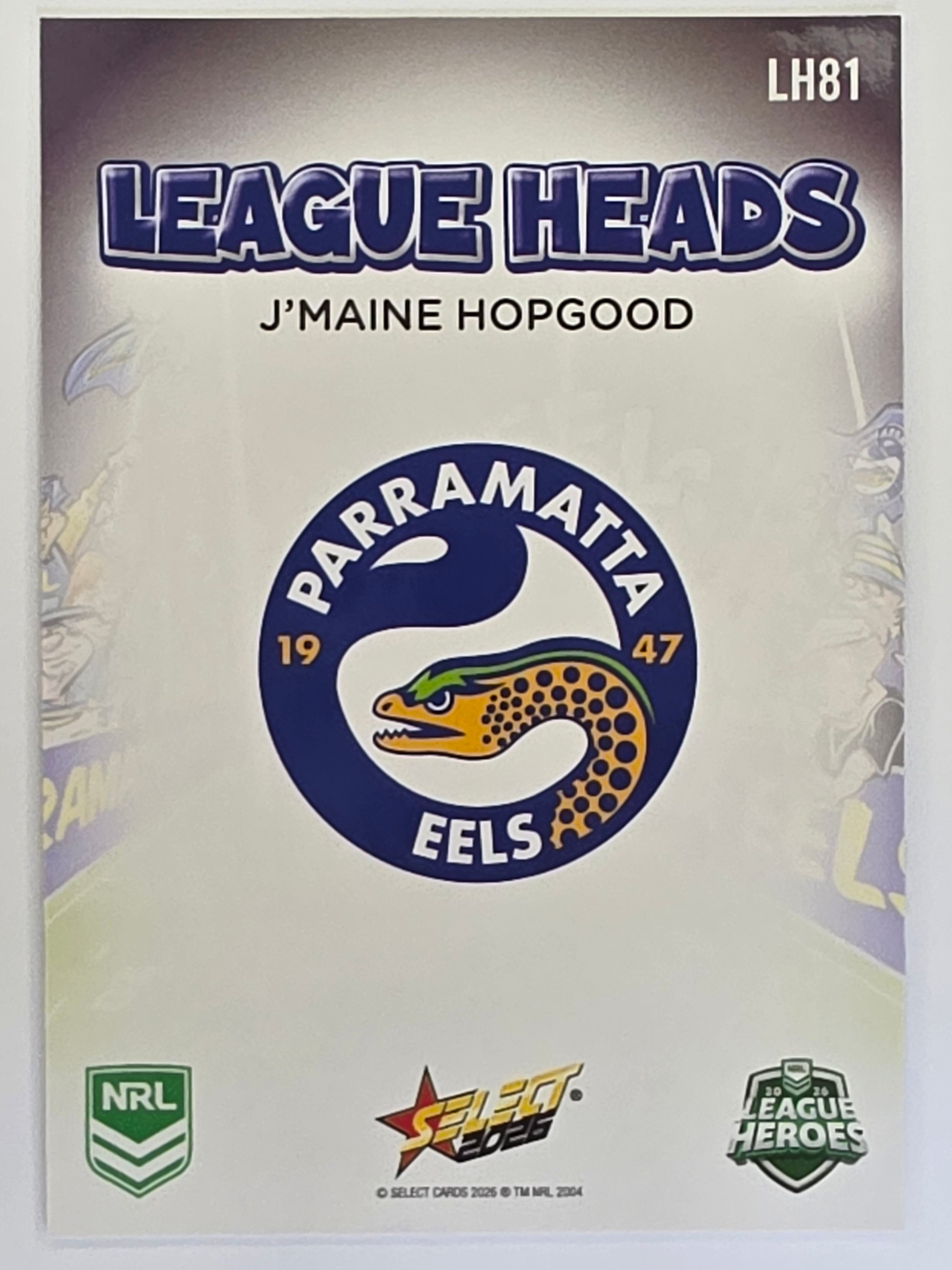 NRL 2026 League Heroes | League Heads | #LH81 | J’maine Hopgood | Parramatta Eels