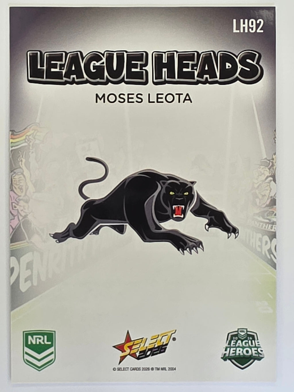 NRL 2026 League Heroes | League Heads | #LH92 | Moses Leota | Penrith Panthers