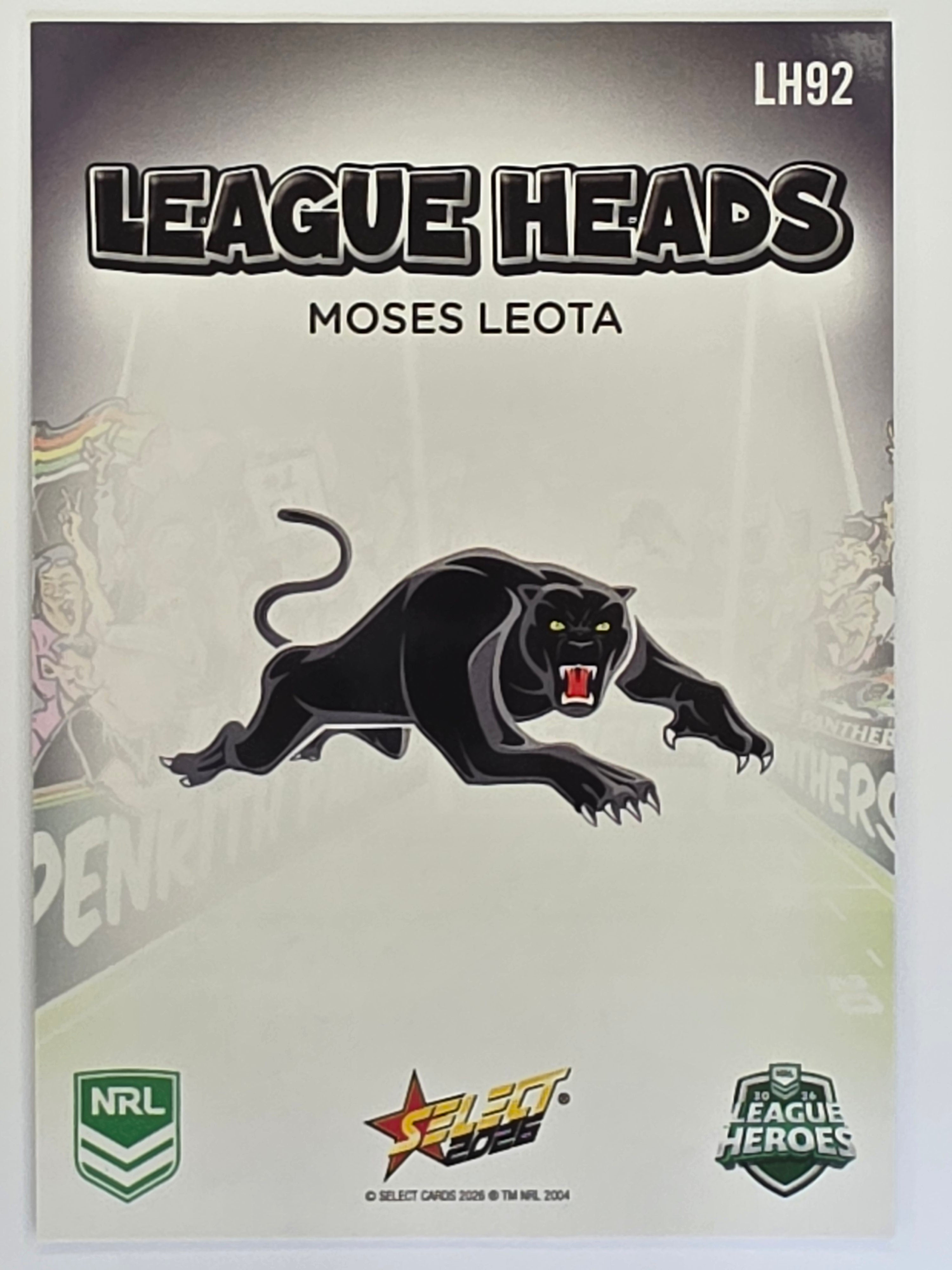 NRL 2026 League Heroes | League Heads | #LH92 | Moses Leota | Penrith Panthers