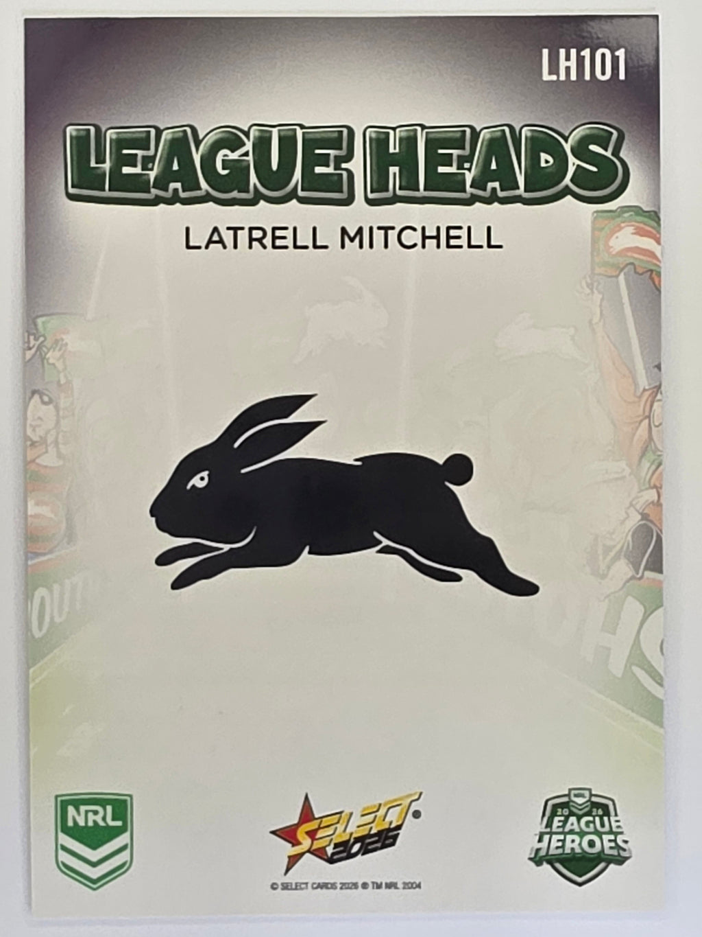 NRL 2026 League Heroes | League Heads | #LH101 | Latrell Mitchell | South Sydney Rabbitohs