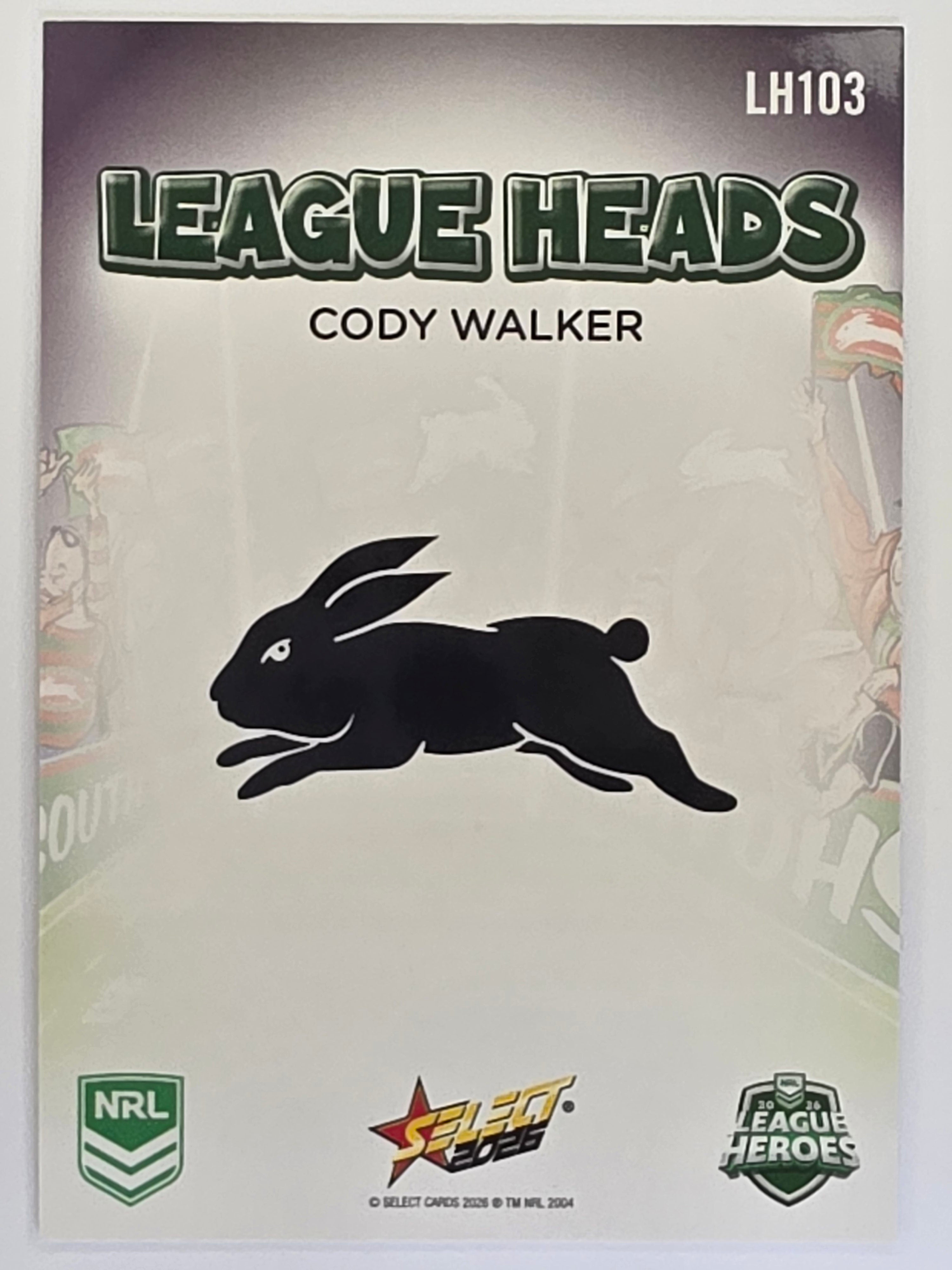 NRL 2026 League Heroes | League Heads | #LH103 | Cody Walker | South Sydney Rabbitohs