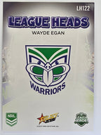 NRL 2026 League Heroes | League Heads | #LH122 | Wayde Egan | New Zealand Warriors
