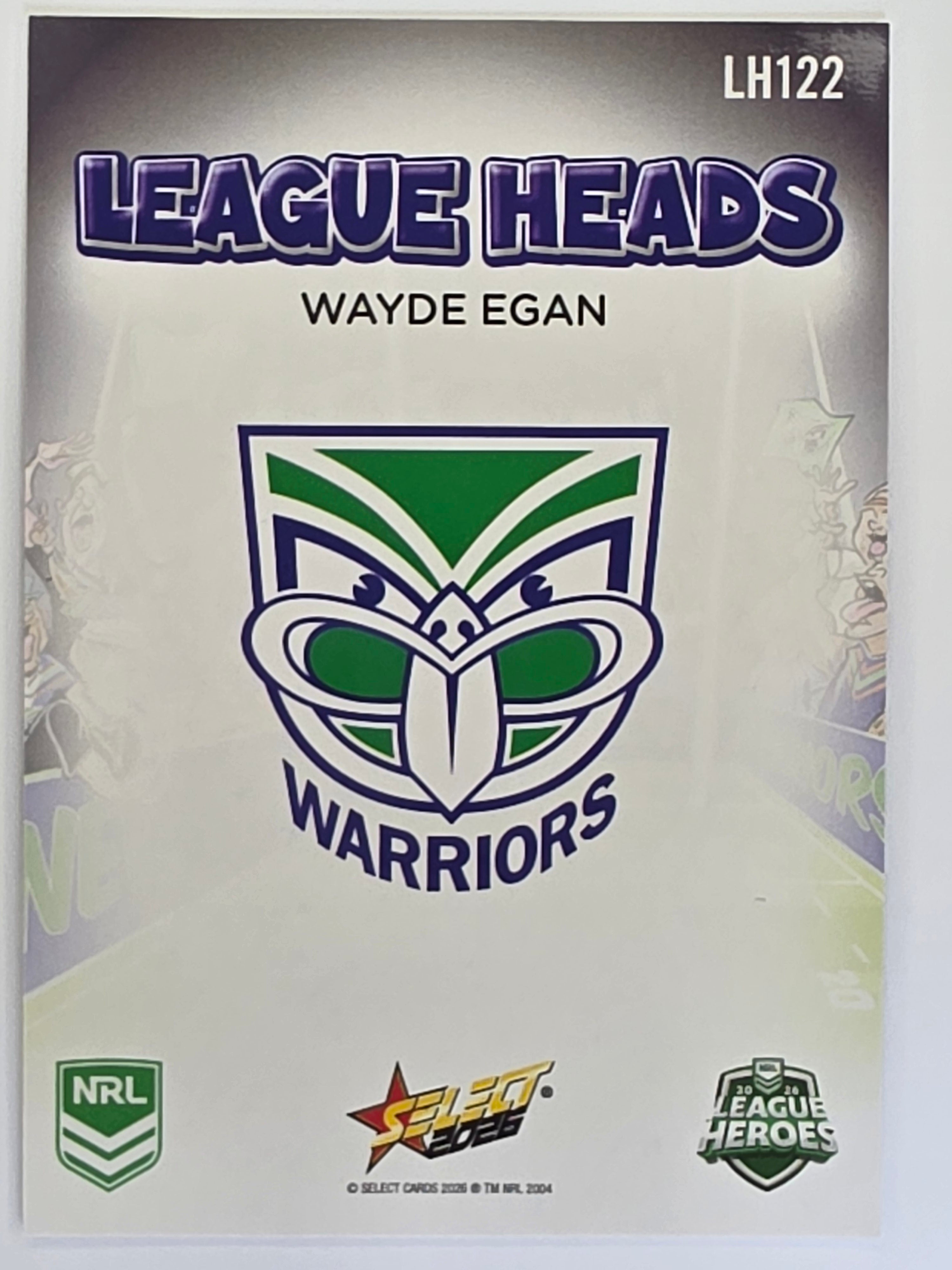 NRL 2026 League Heroes | League Heads | #LH122 | Wayde Egan | New Zealand Warriors