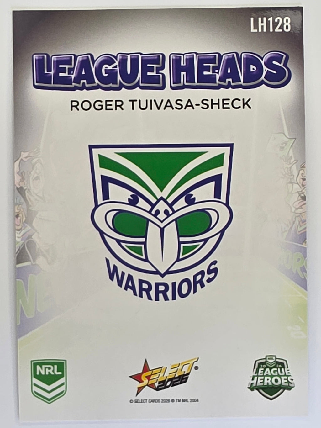 NRL 2026 League Heroes | League Heads | #LH128 | Roger Tuivasa-Sheck | New Zealand Warriors