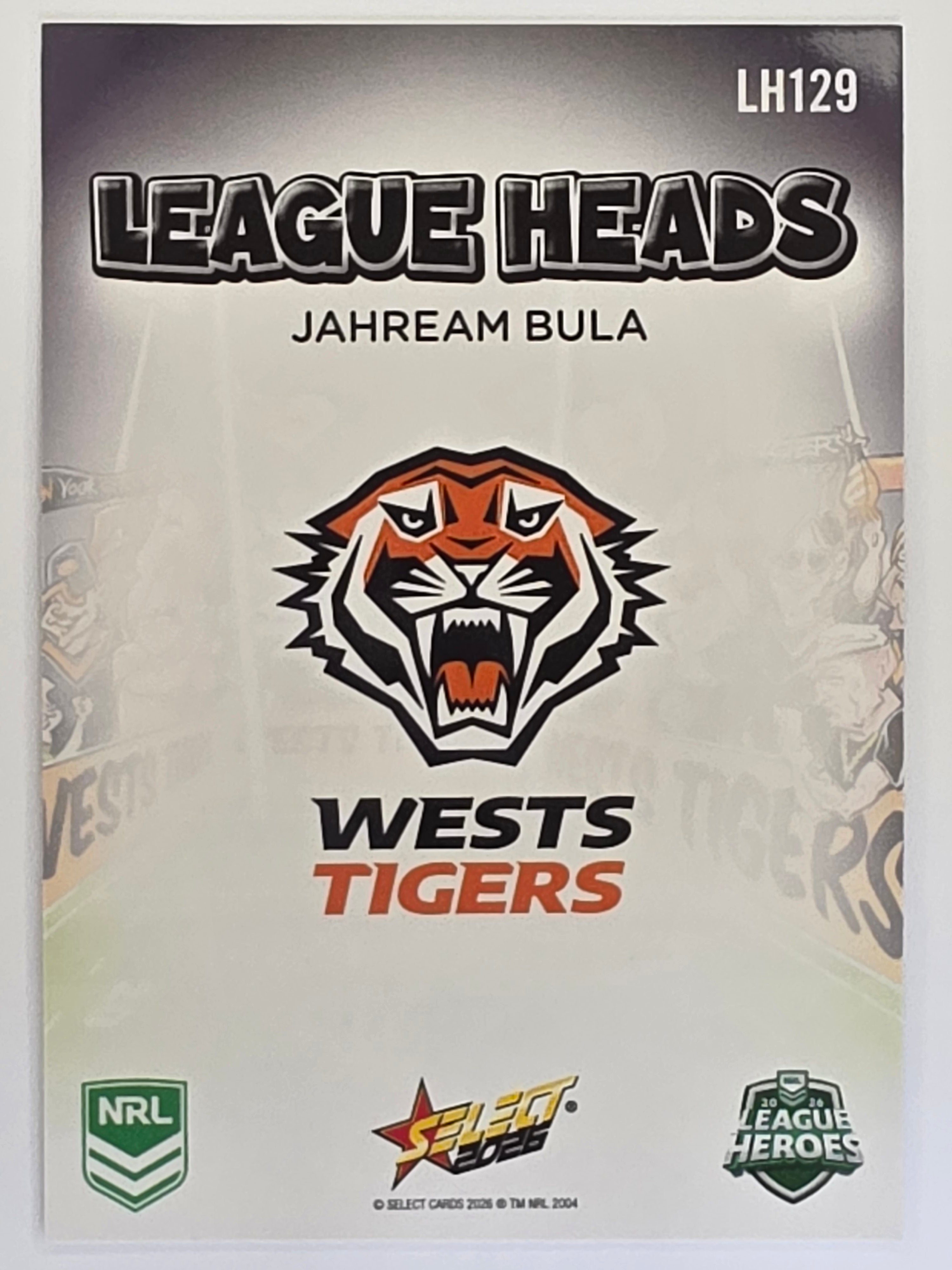 NRL 2026 League Heroes | League Heads | #LH129 | Jahream Bula | Wests Tigers