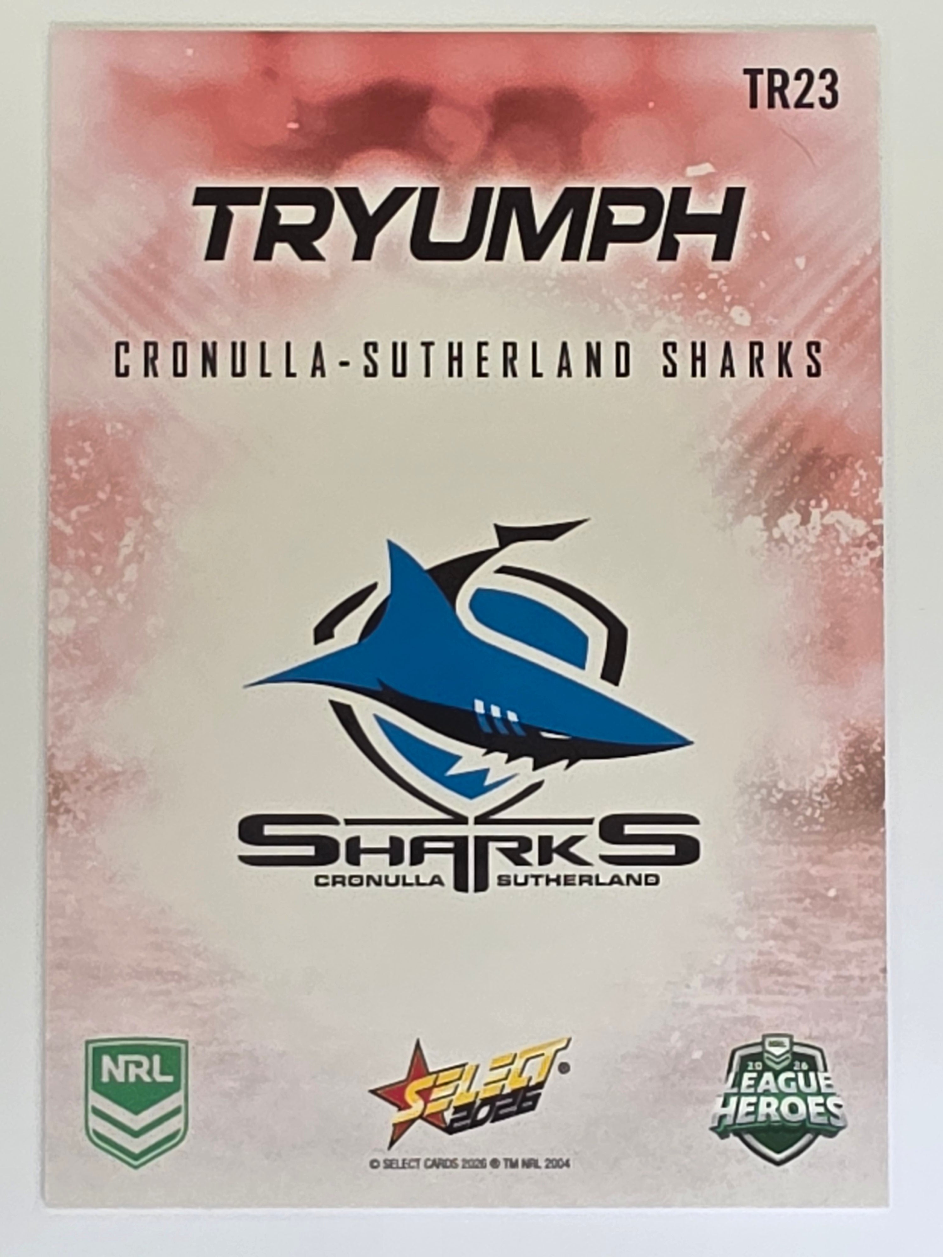 NRL 2026 League Heroes | Tryumph | #TR23 | Team | Cronulla-Sutherland Sharks