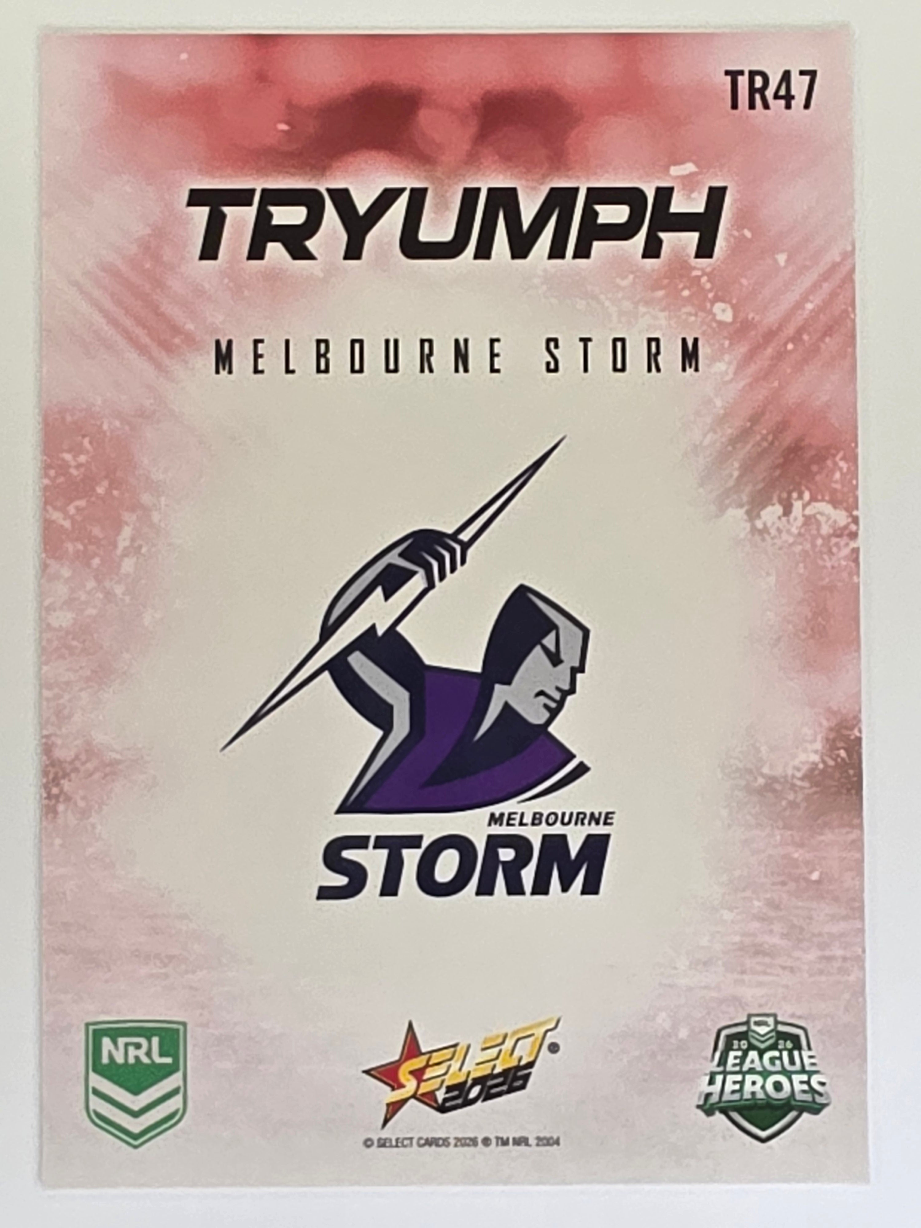 NRL 2026 League Heroes | Tryumph | #TR47 | Team | Melbourne Storm