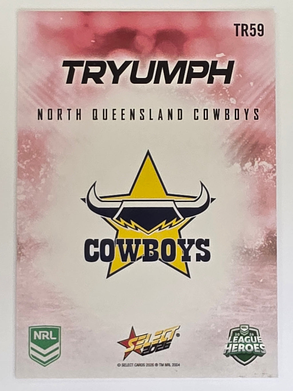 NRL 2026 League Heroes | Tryumph | #TR59 | Team | North Queensland Cowboys
