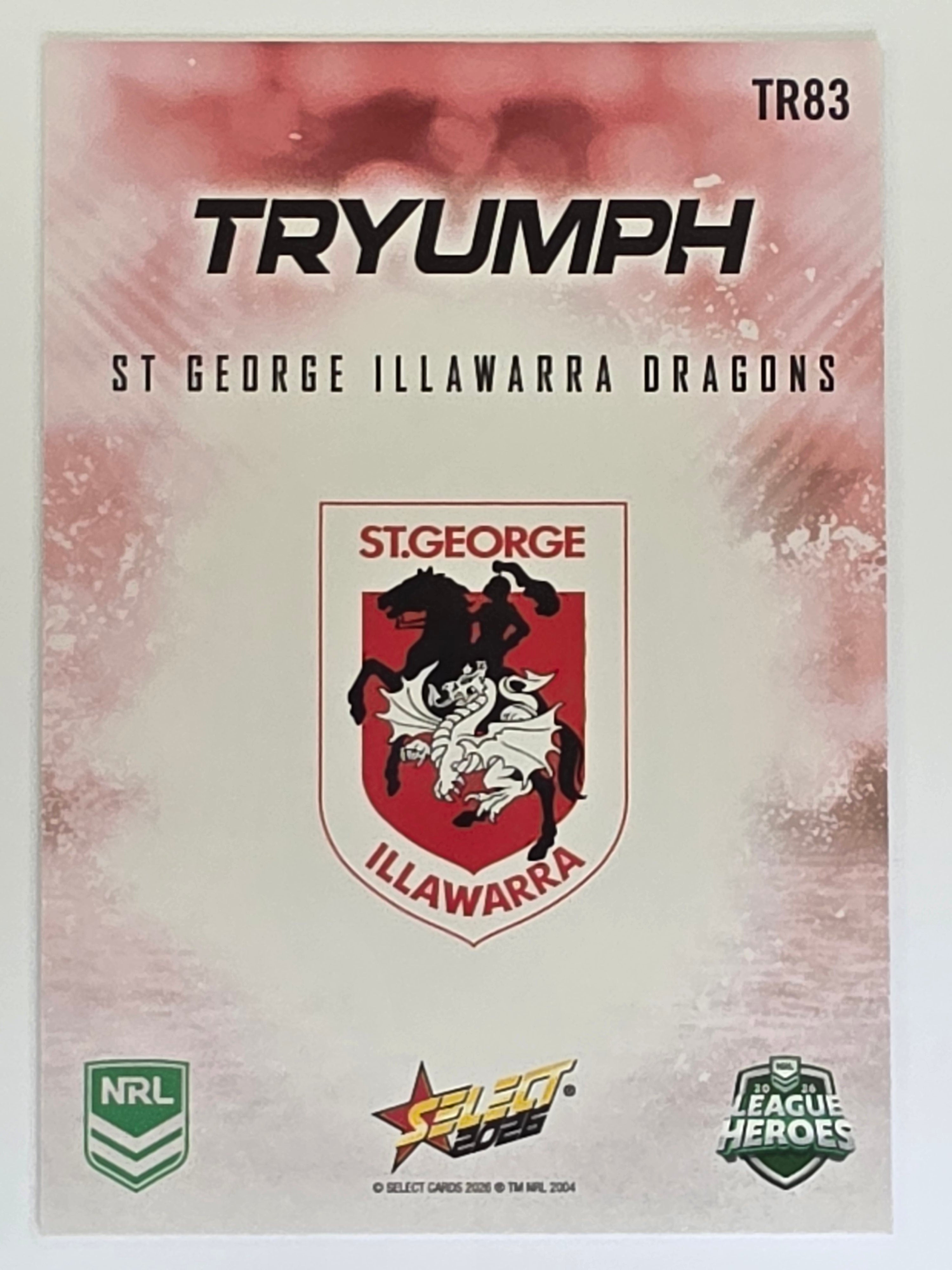 NRL 2026 League Heroes | Tryumph | #TR83 | Team | St George Illawarra Dragons