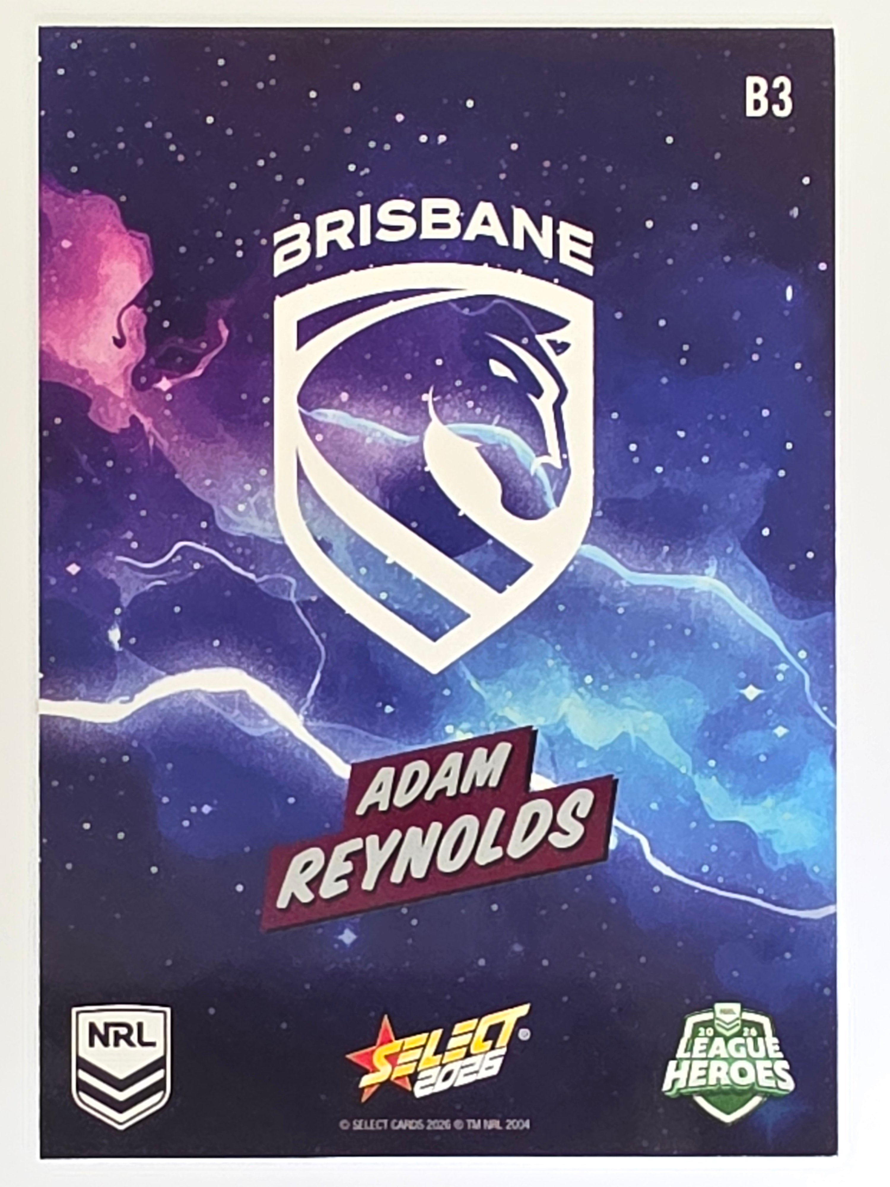 NRL 2026 League Heroes | Bang | #B3 | Adam Reynolds | Brisbane Broncos