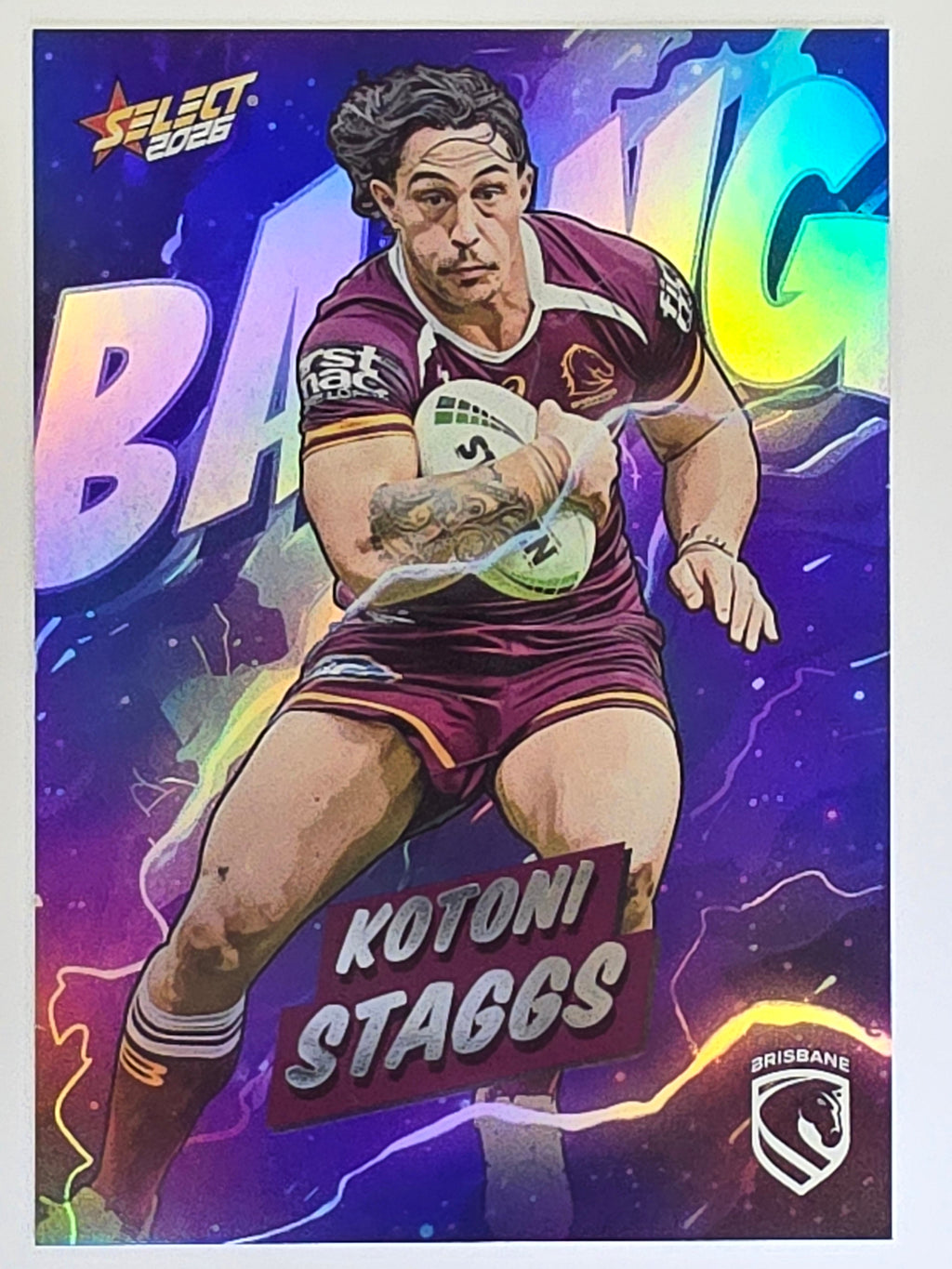 NRL 2026 League Heroes | Bang | #B5 | Kotoni Staggs | Brisbane Broncos