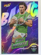 NRL 2026 League Heroes | Bang | #B12 | Kaeo Weekes | Canberra Raiders