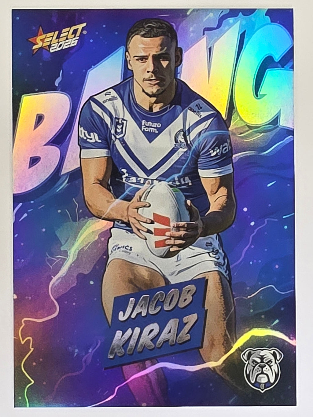 NRL 2026 League Heroes | Bang | #B17 | Jacob Kiraz | Canterbury Bulldogs