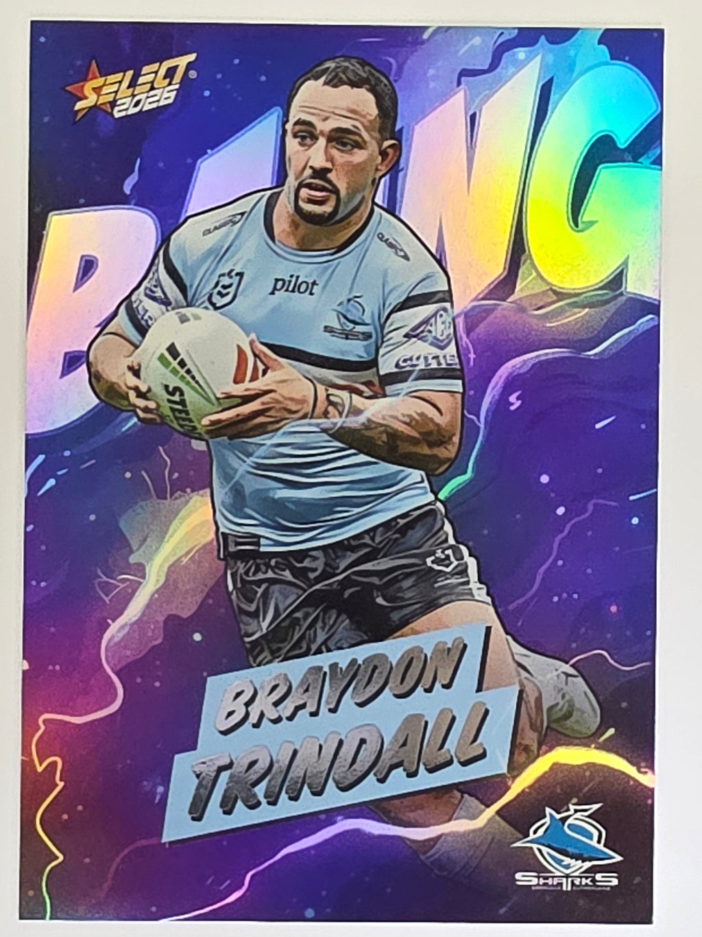 NRL 2026 League Heroes | Bang | #B24 | Braydon Trindall | Cronulla Sharks