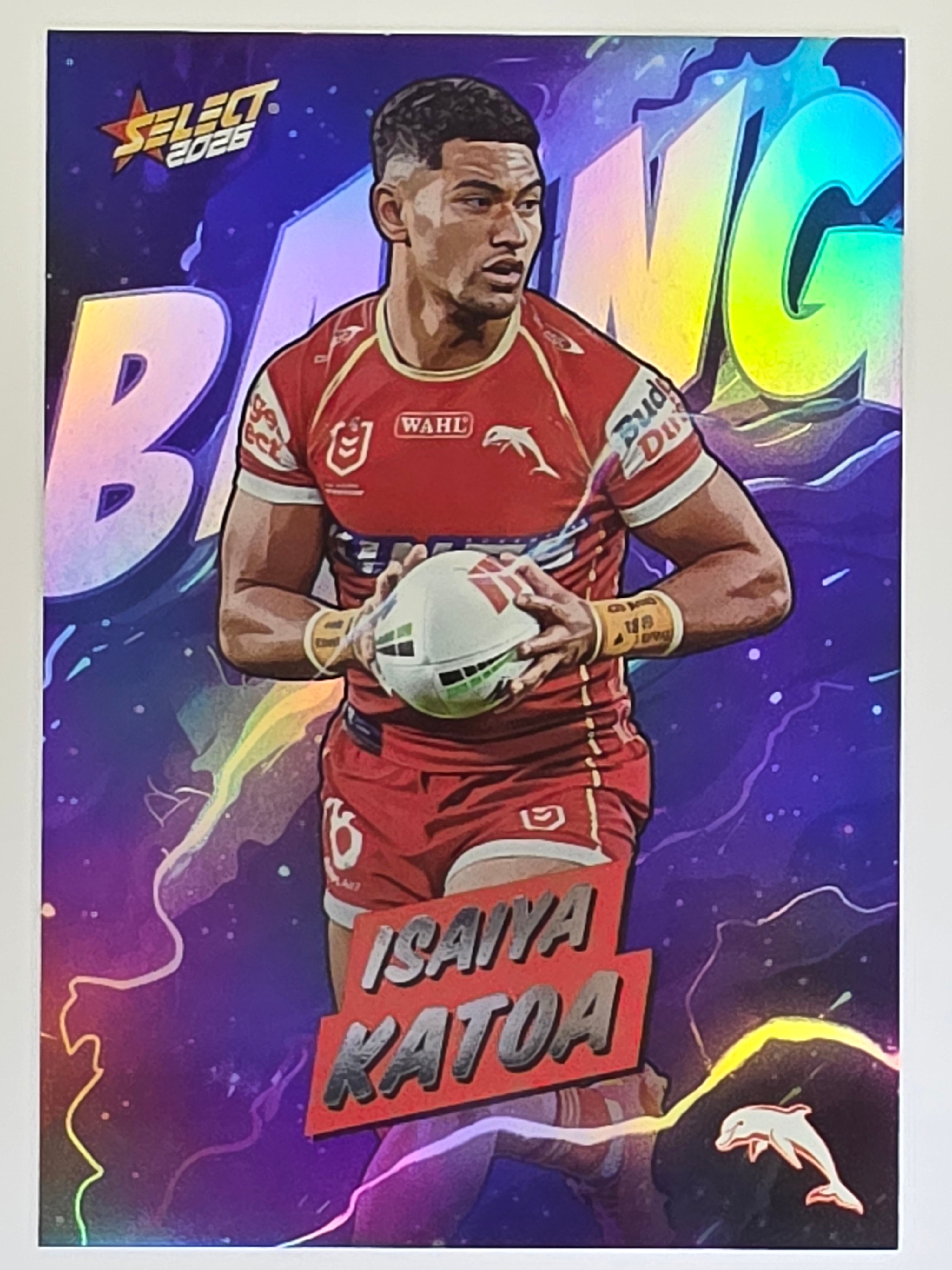NRL 2026 League Heroes | Bang | #B28 | Isaiya Katoa | Dolphins