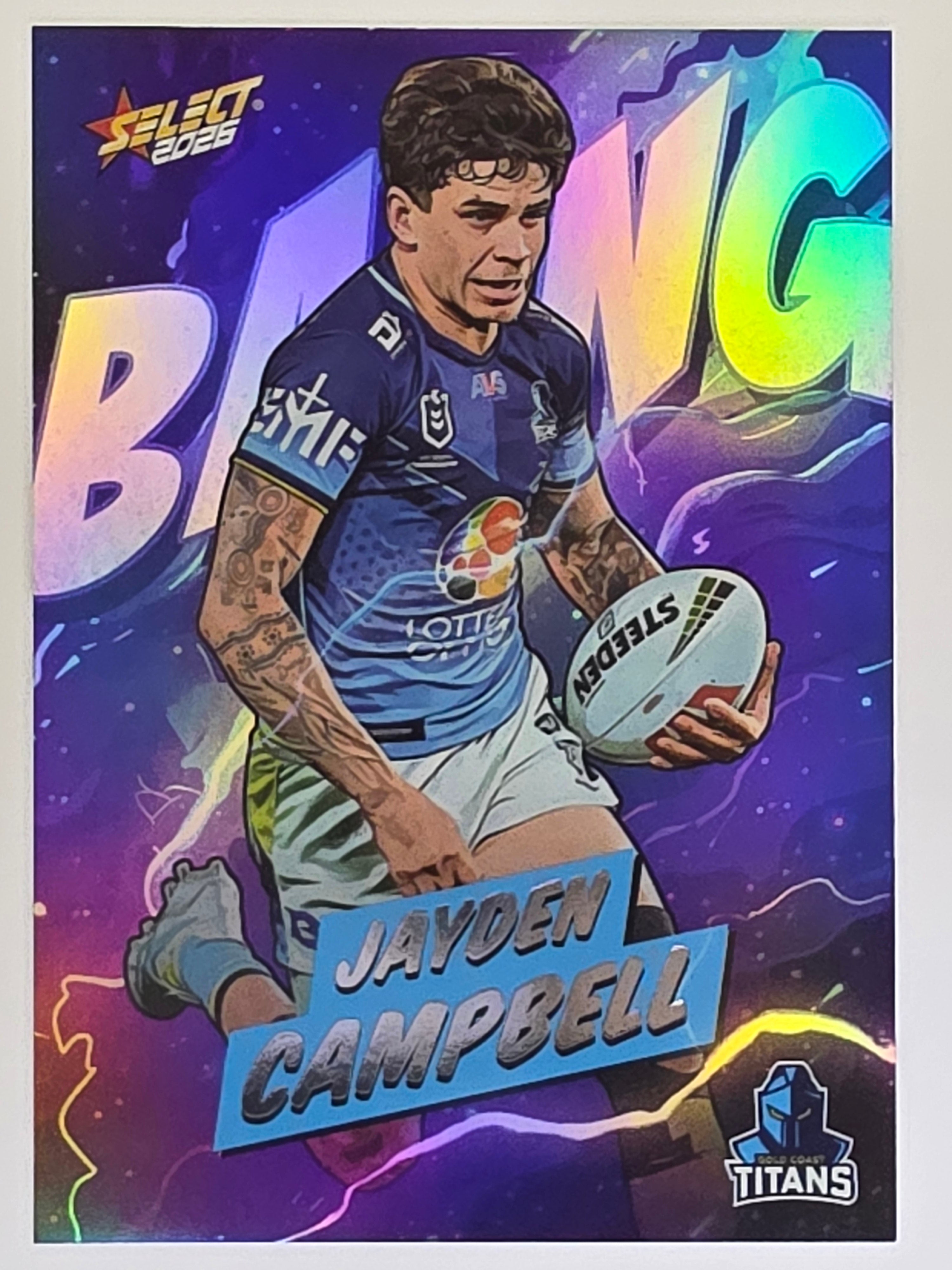 NRL 2026 League Heroes | Bang | #B32 | Jayden Campbell | Gold Coast Titans