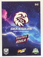 NRL 2026 League Heroes | Bang | #B40 | Toluta’u Koula | Manly Warringah Sea Eagles