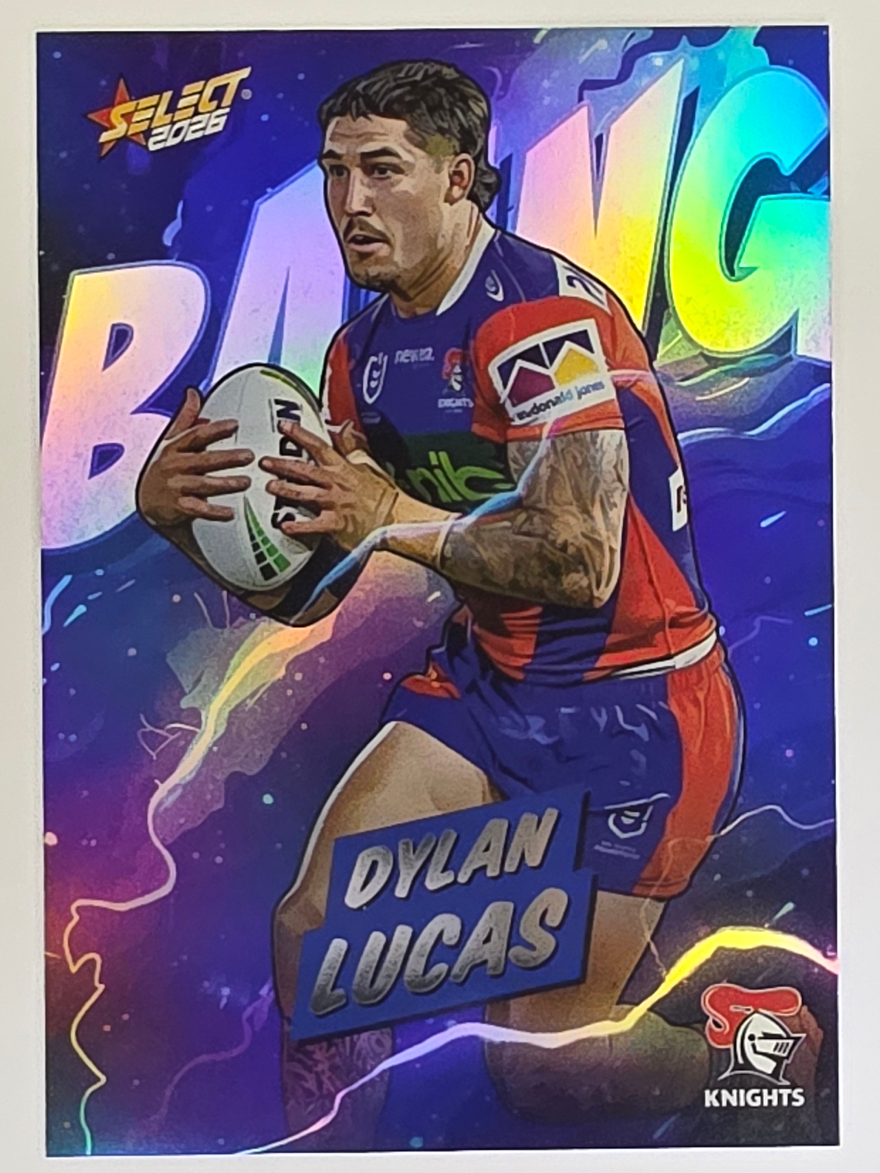 NRL 2026 League Heroes | Bang | #B51 | Dylan Lucas | Newcastle Knights